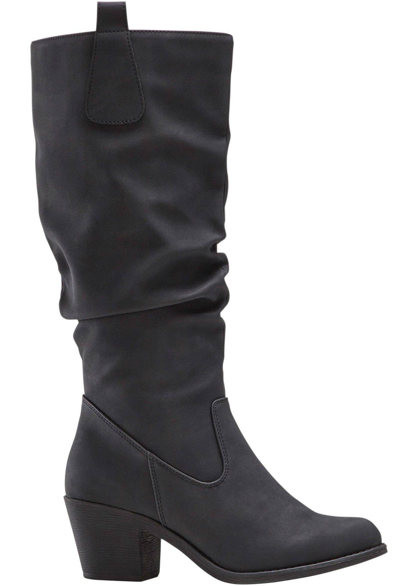 BOTTES À TALONS BLOC - Noir | France