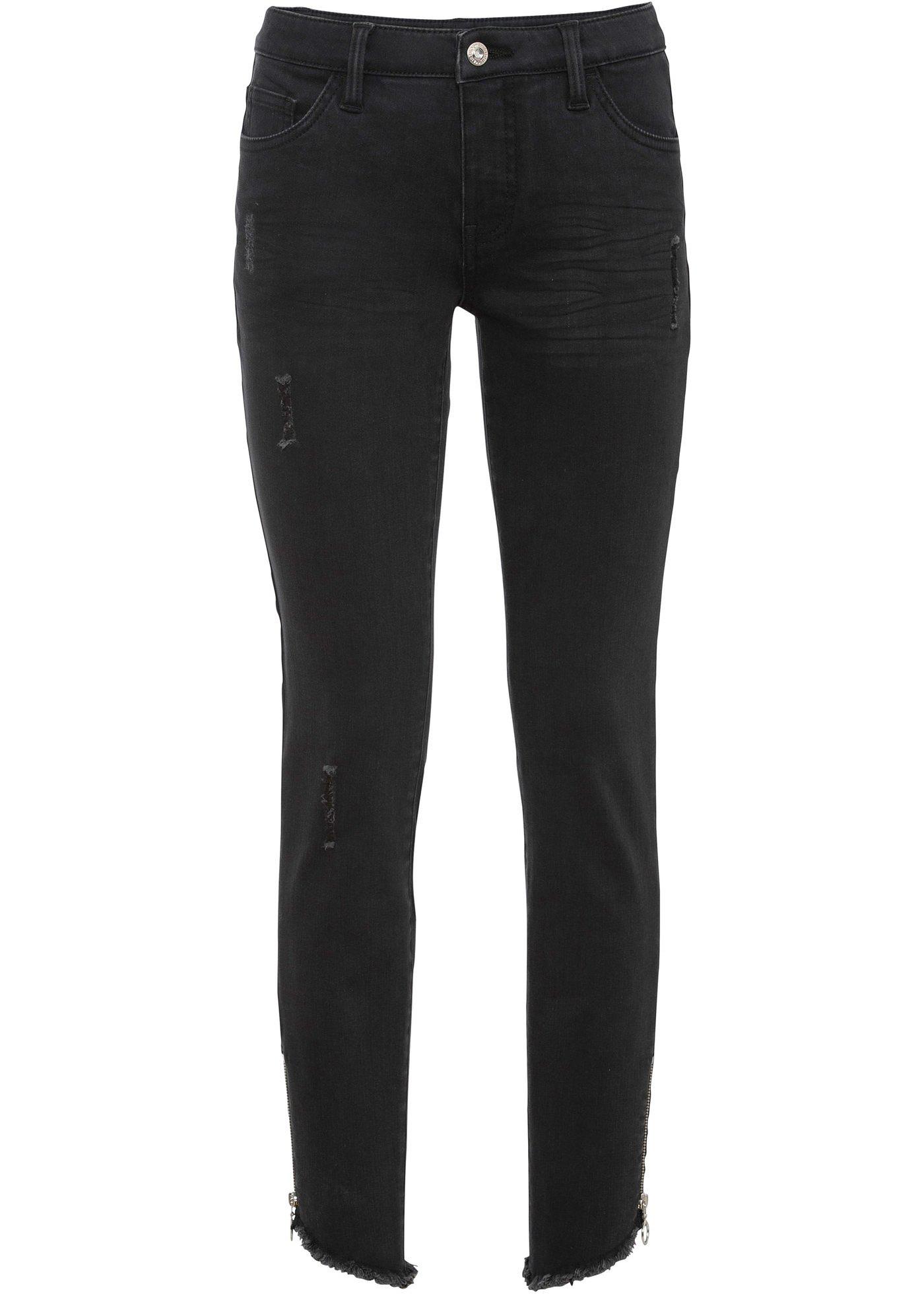 Jean skinny avec zip