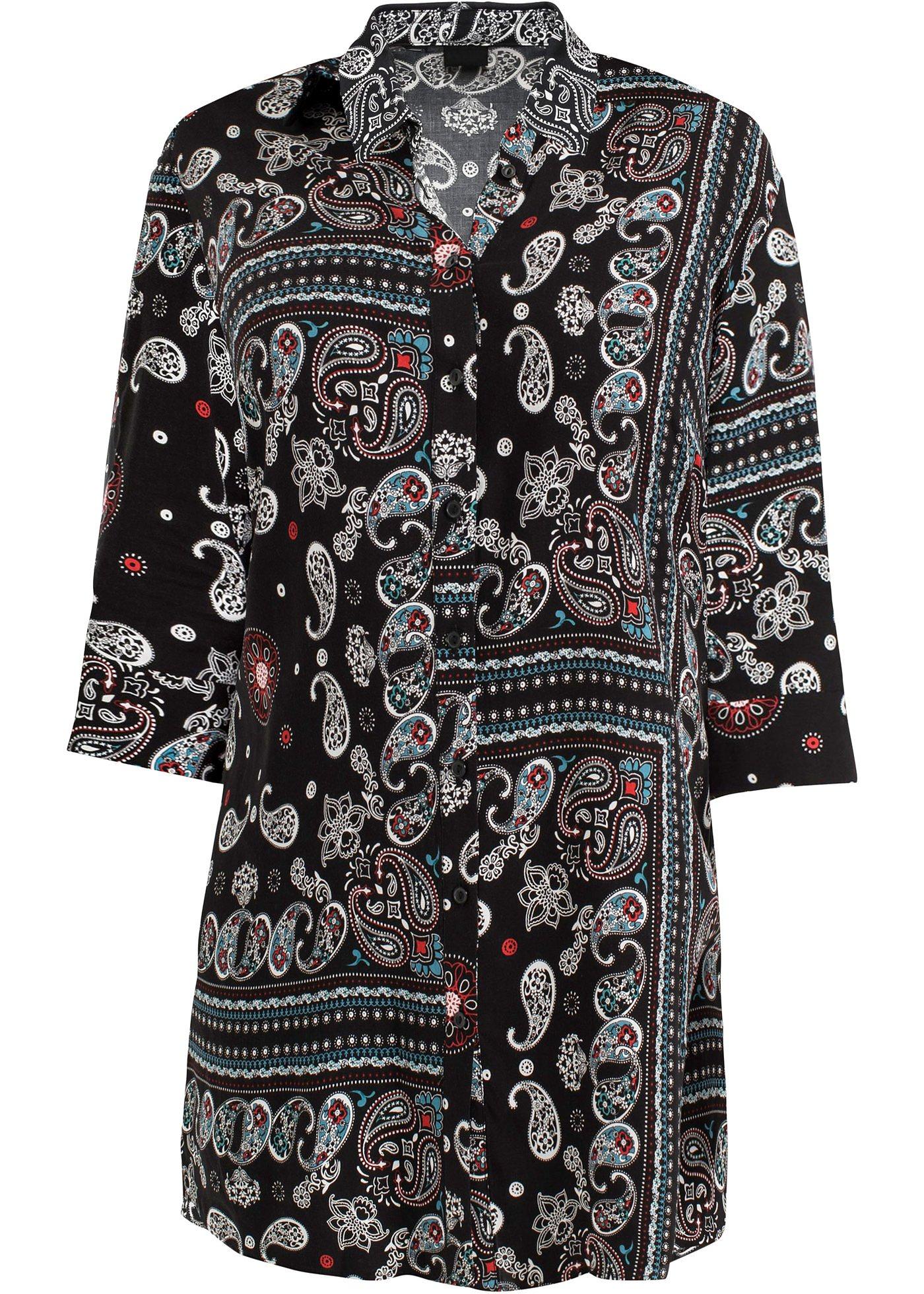 Chemisier long en viscose