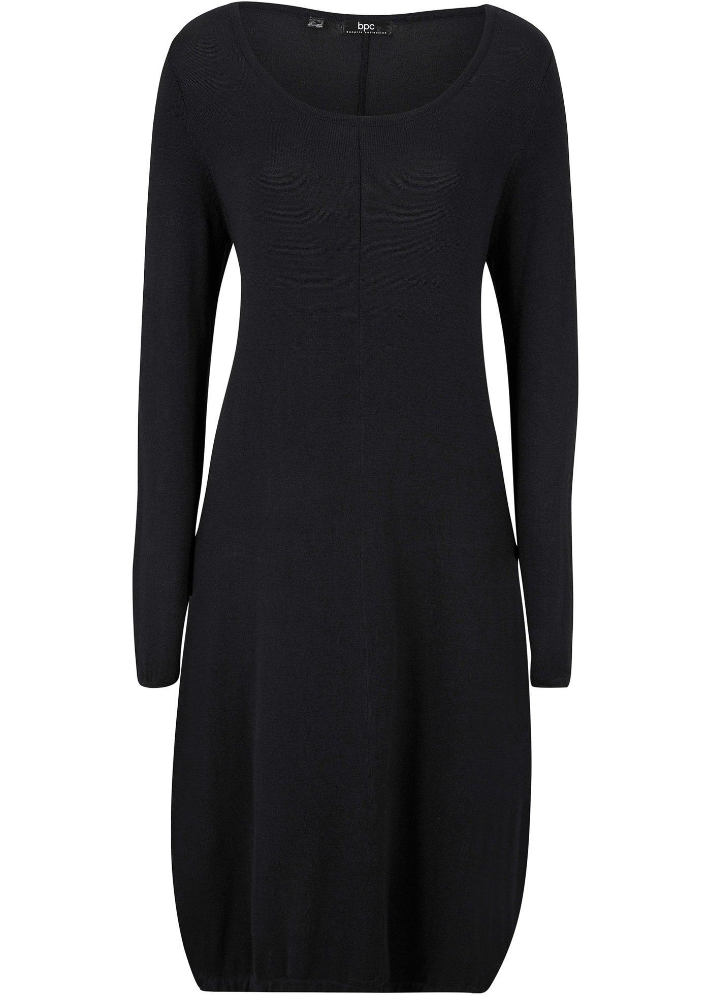 Robe en maille fine coupe ovoïde