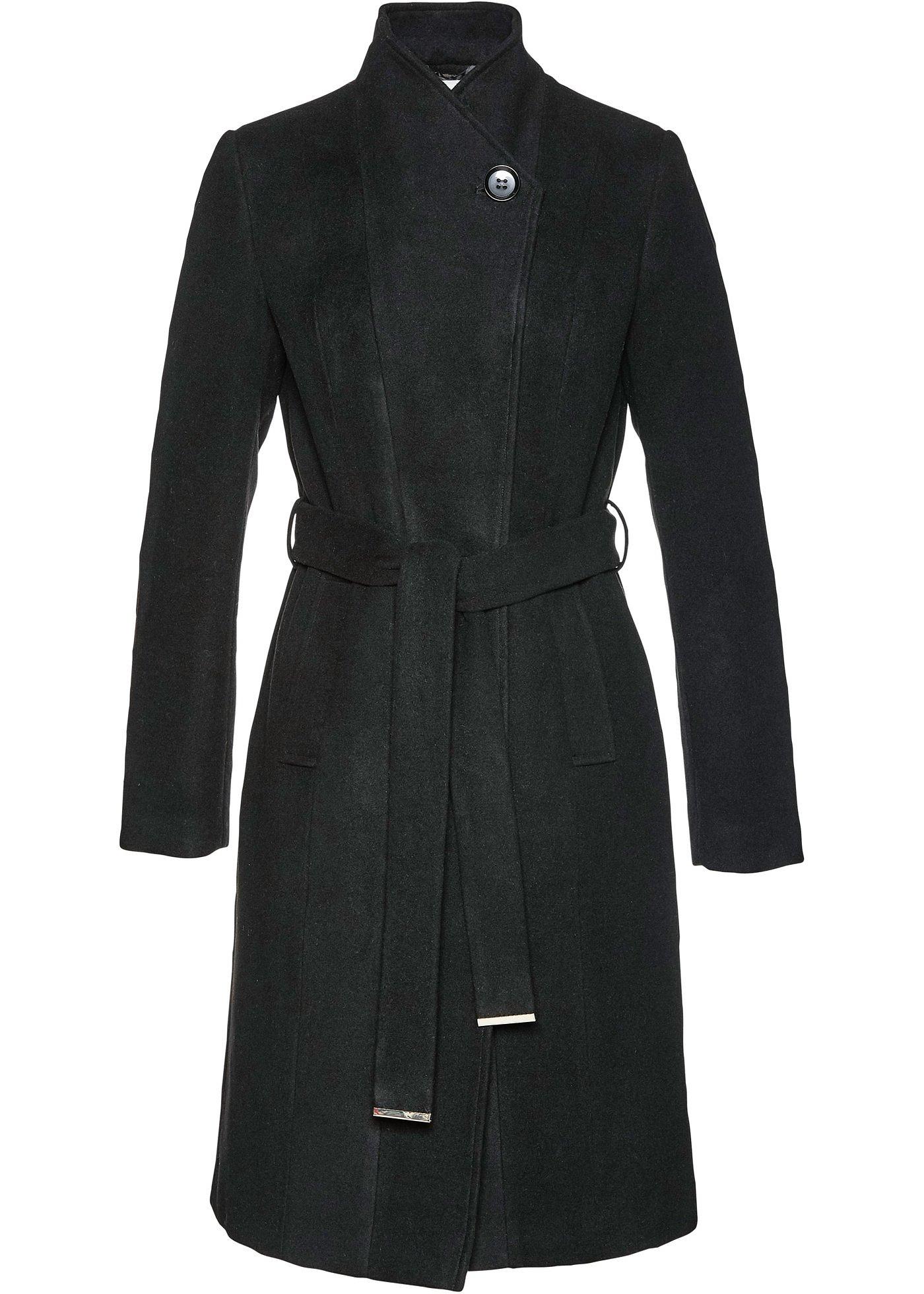 Manteau blazer en imitation laine