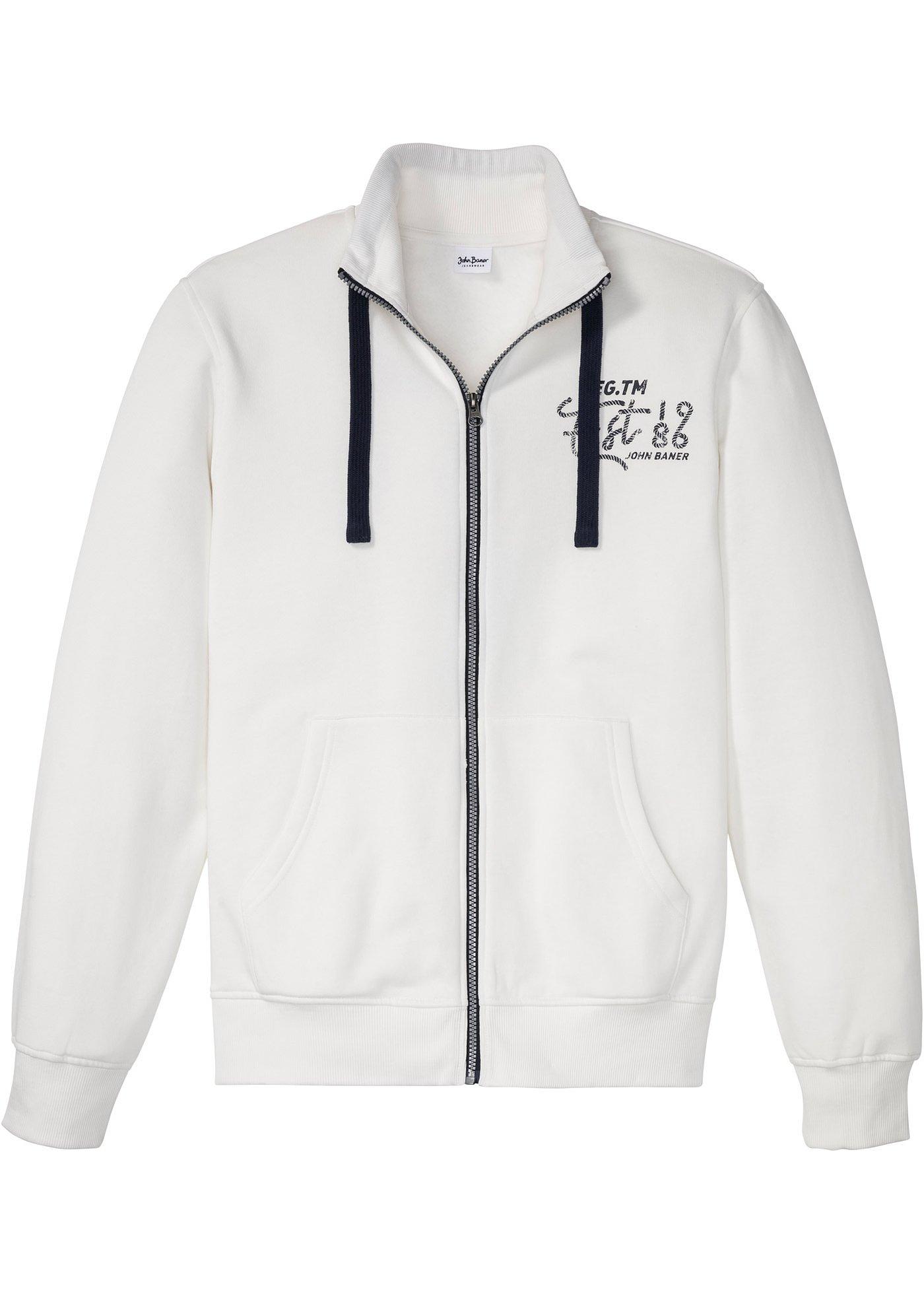 Gilet sweat à col montant