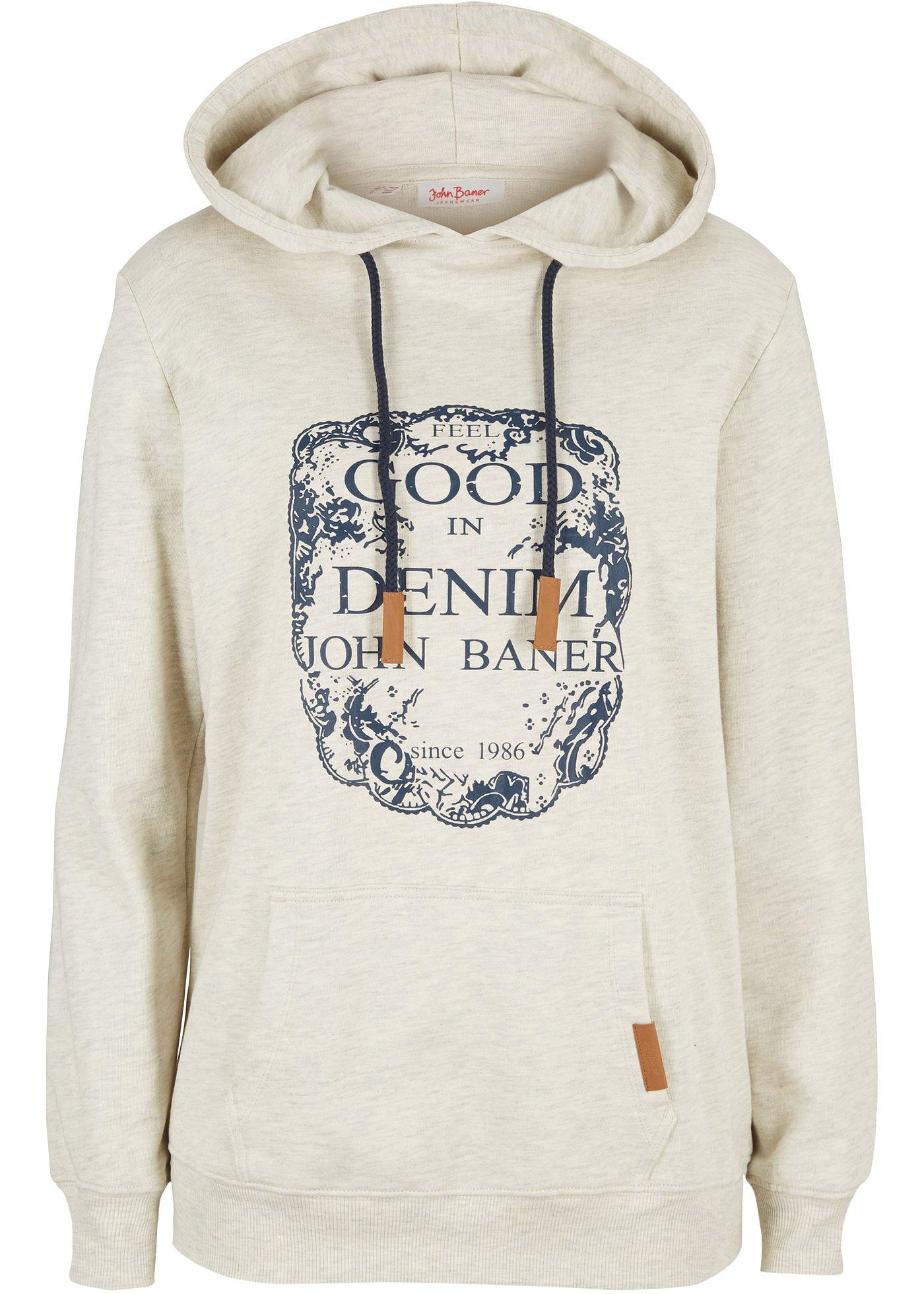 Sweat-shirt à capuche imprimé