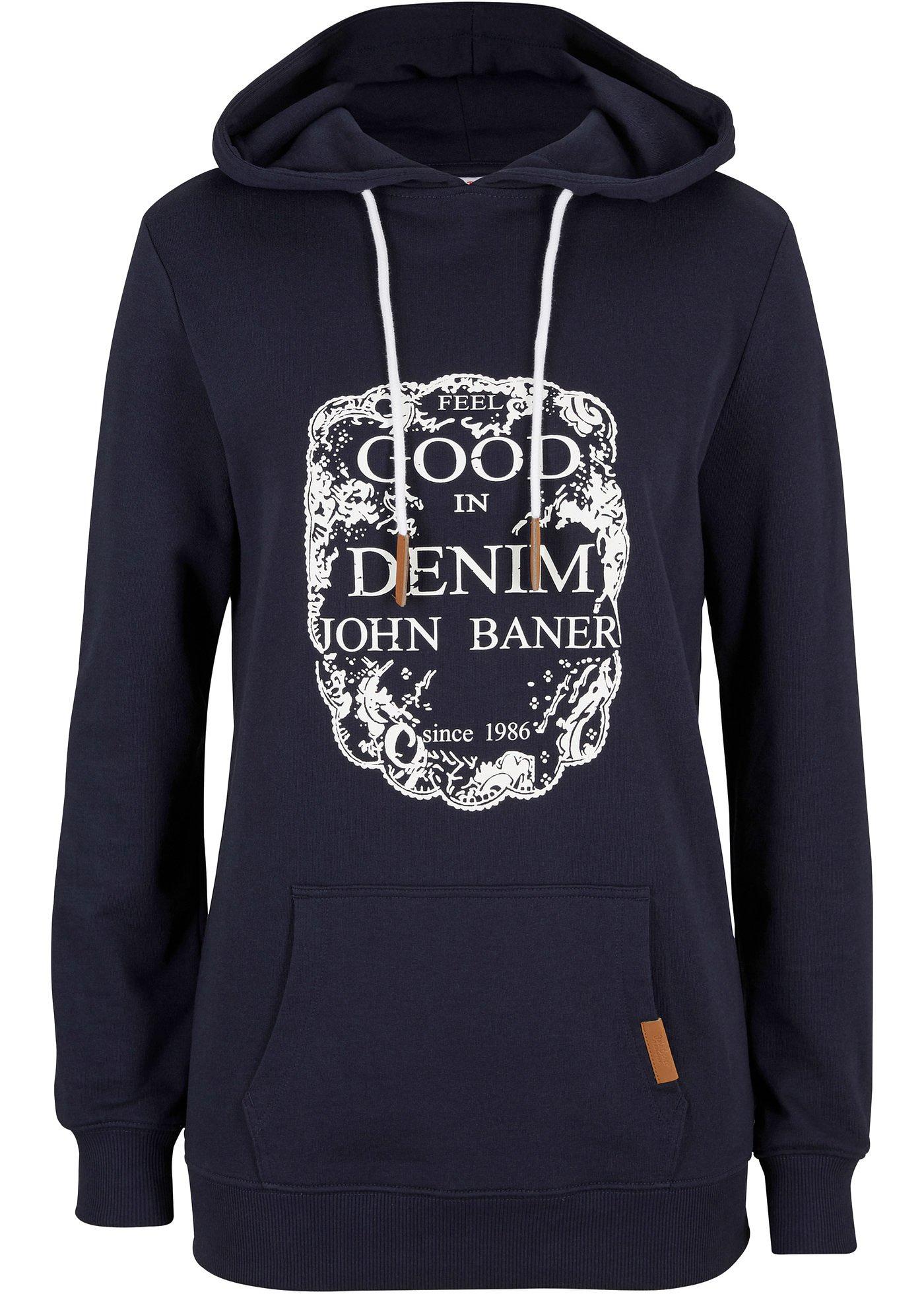 Sweat-shirt à capuche imprimé