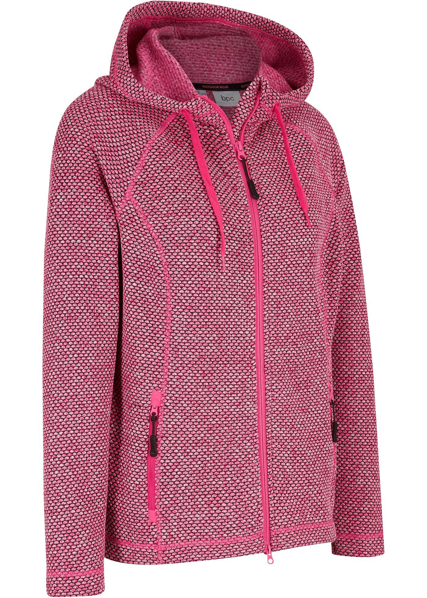 Veste longue maille polaire