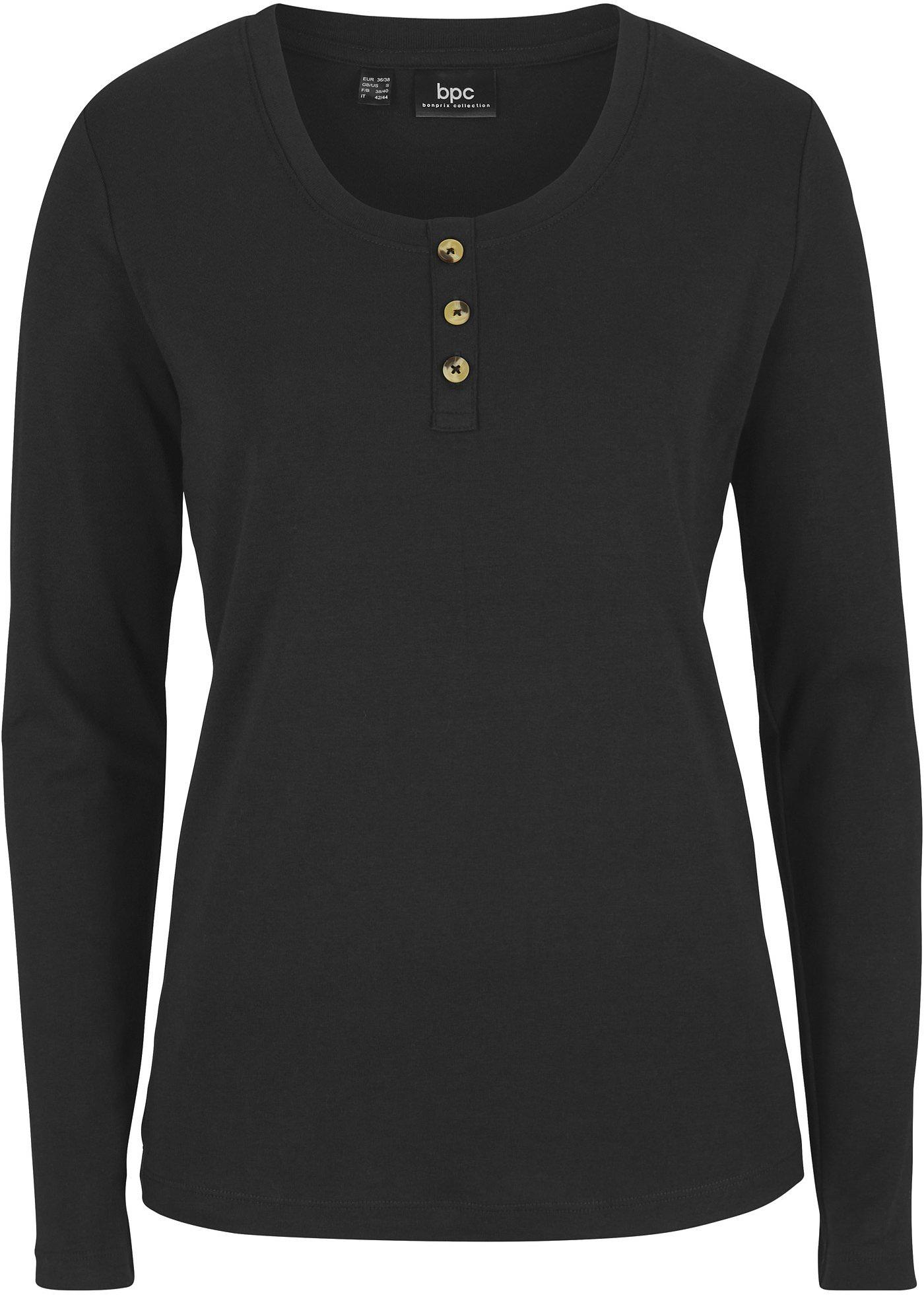 T-shirt manches longues à encolure ronde