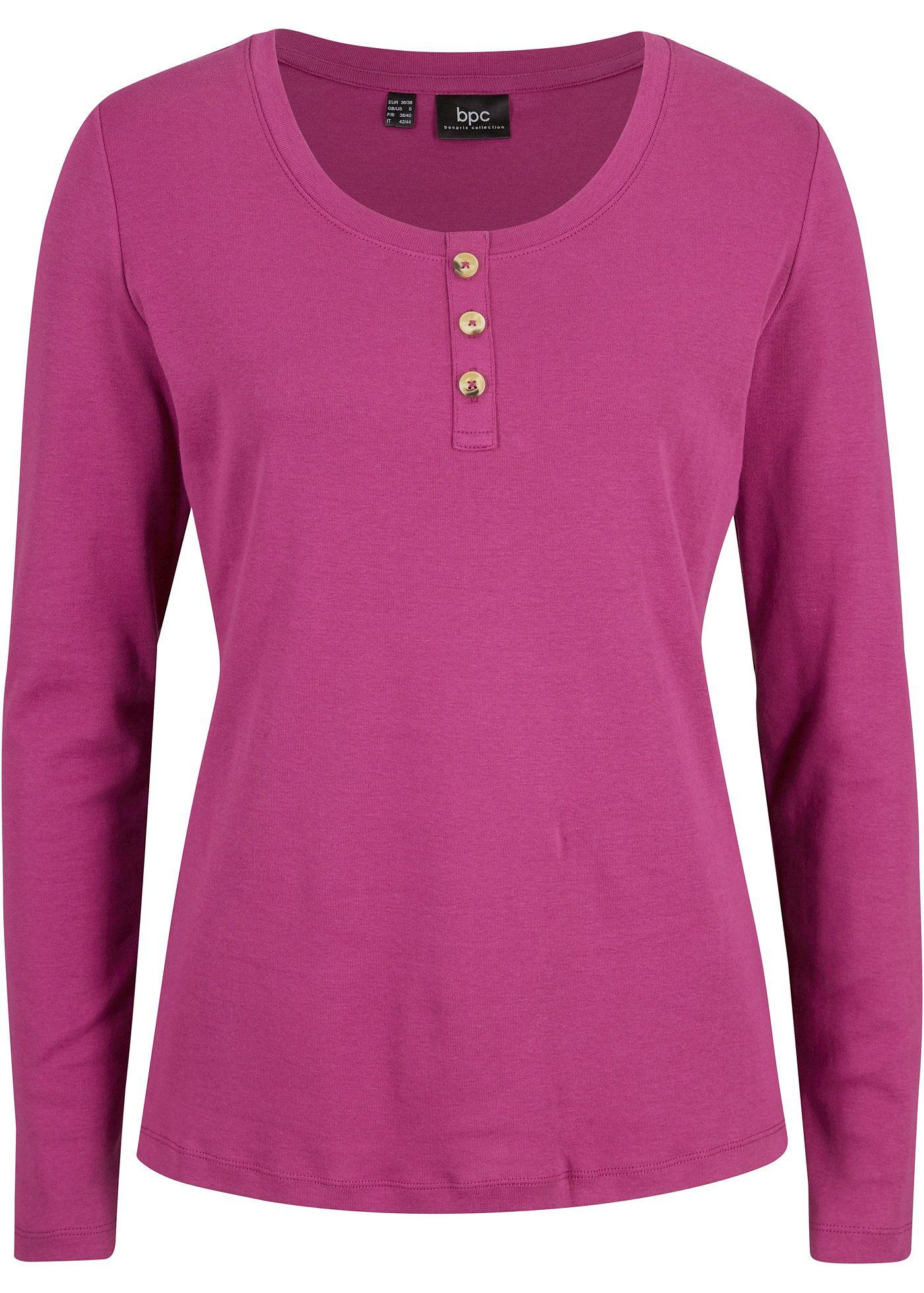 T-shirt manches longues à encolure ronde