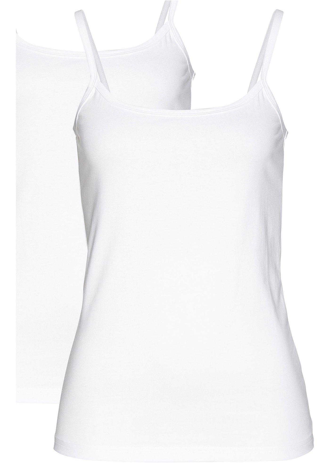 Lot de 2 tops à bretelles spaghetti