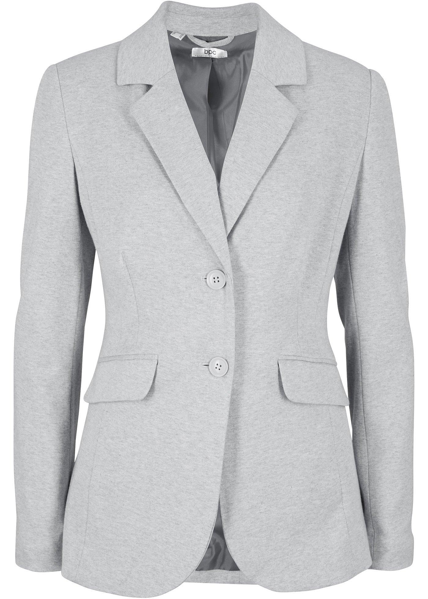 Blazer en jersey coton cintré