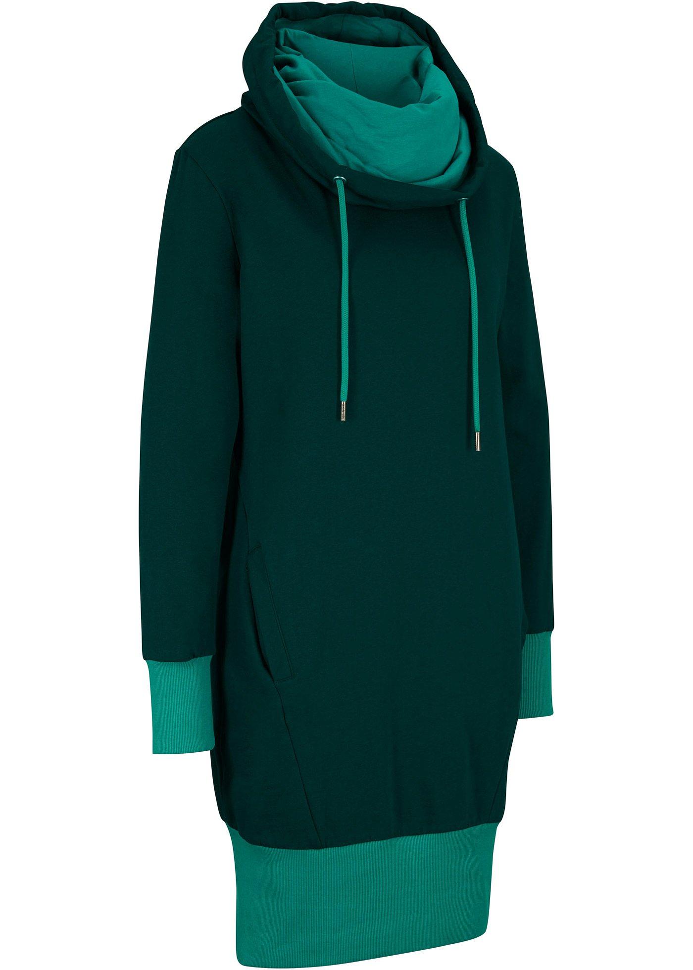 Robe sweat avec coton, manches longues