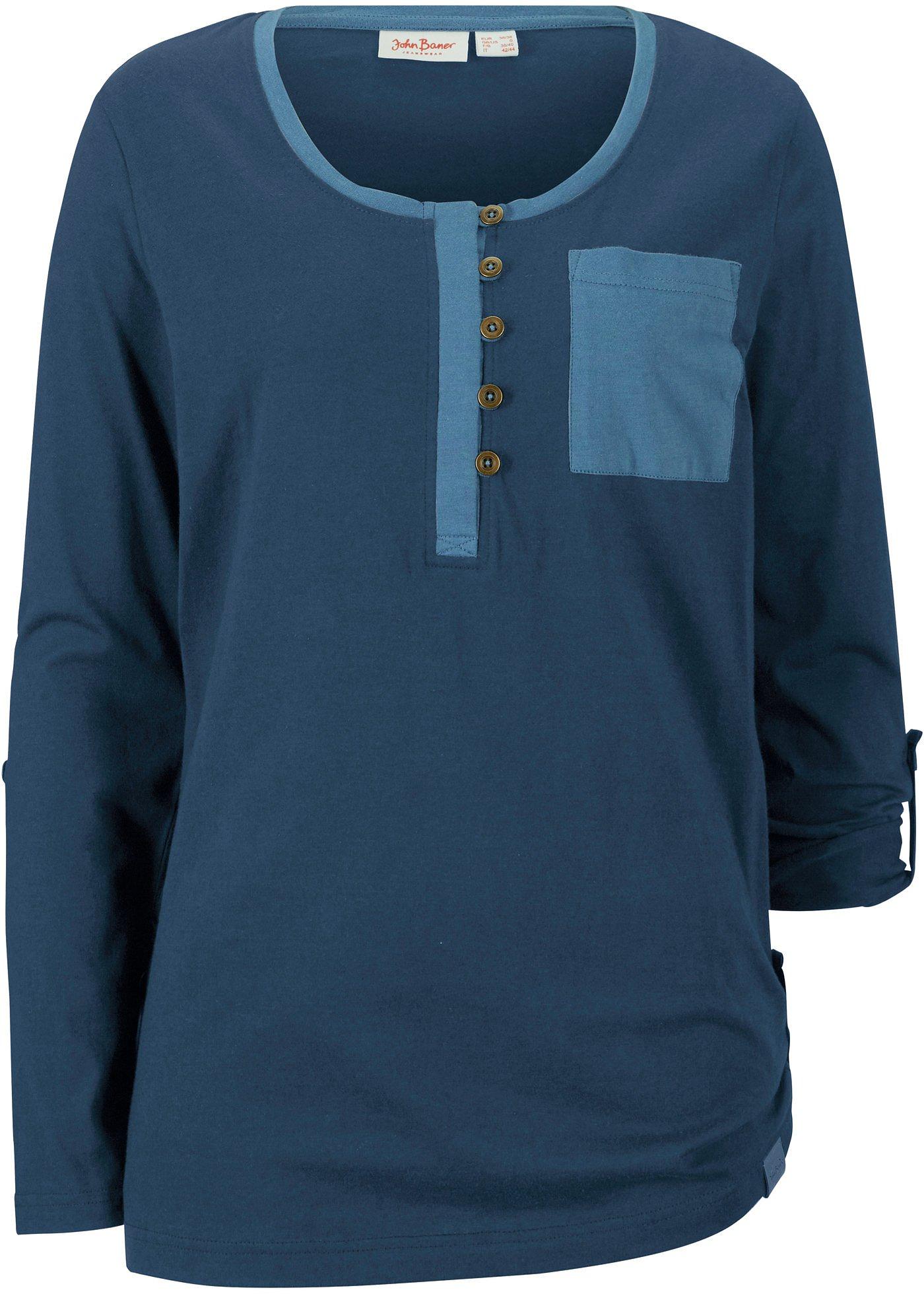 T-shirt en coton bio, manches longues