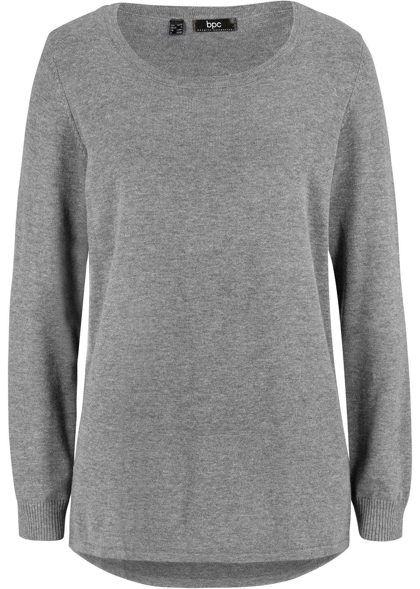 Pull court-long, manches longues