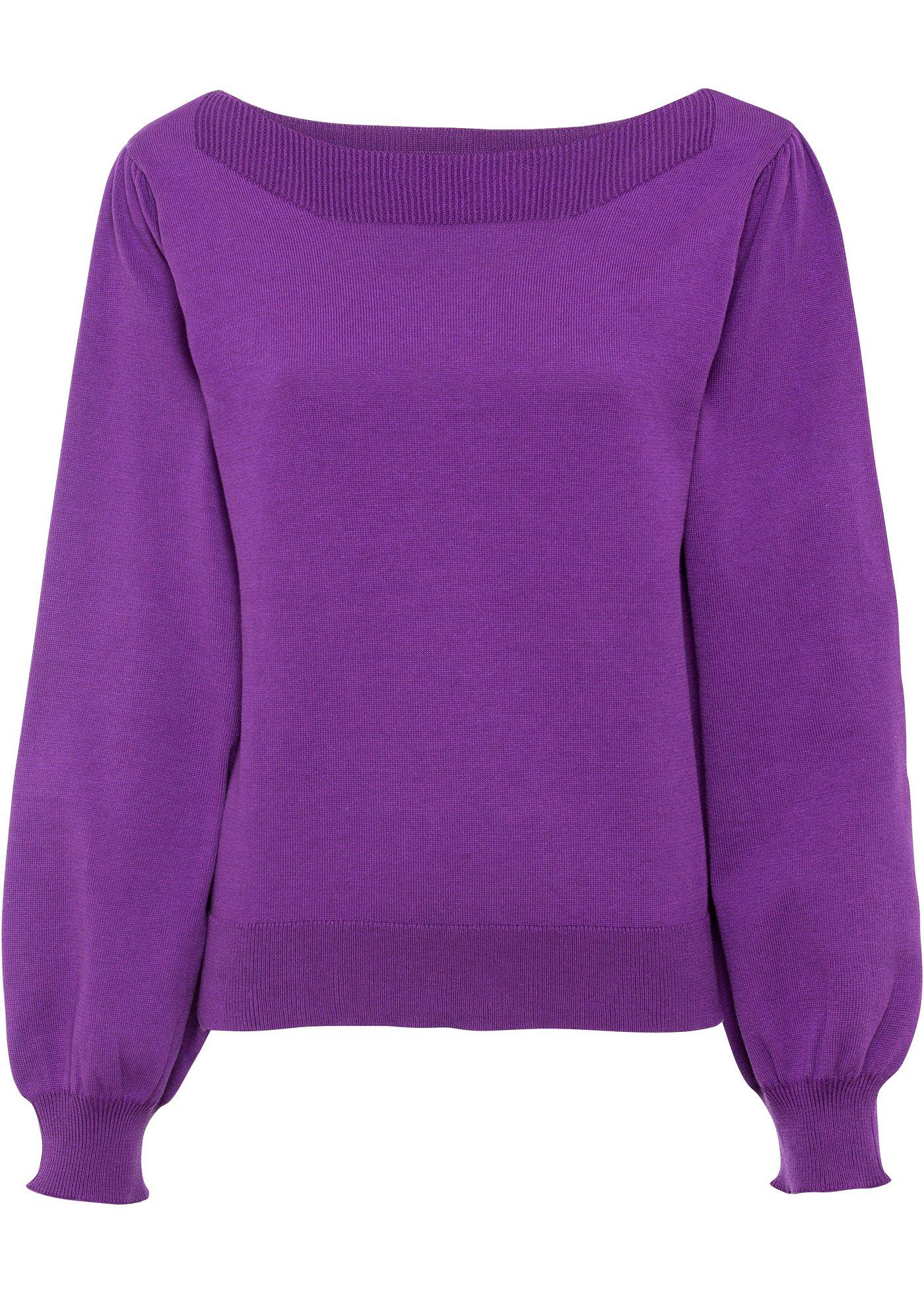 Pull à manches bouffantes