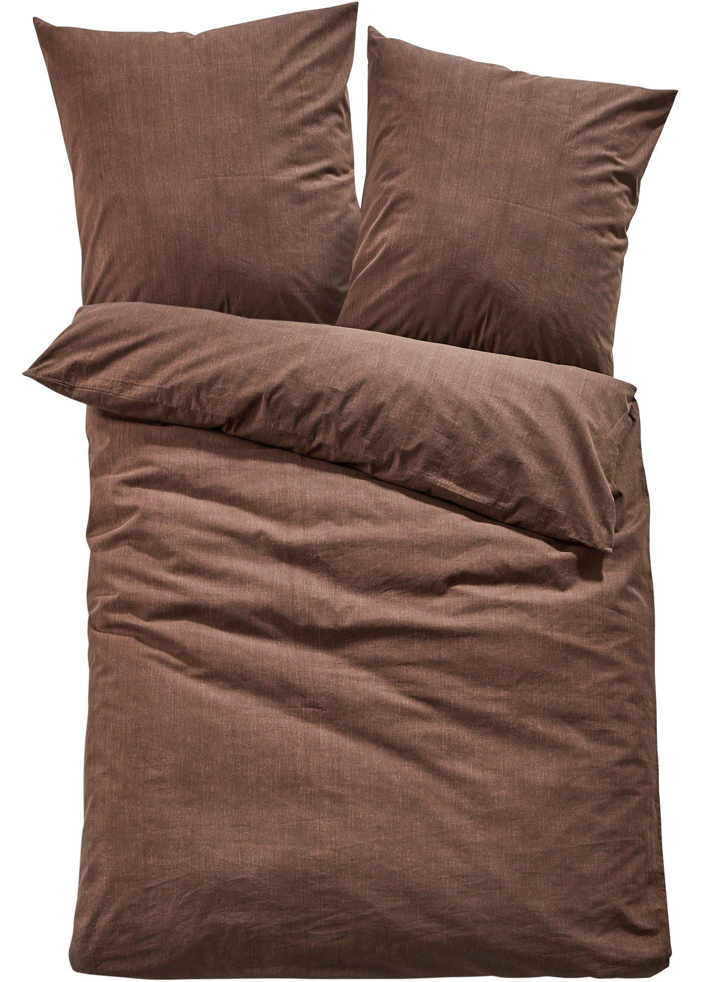 Parure de lit effet lin