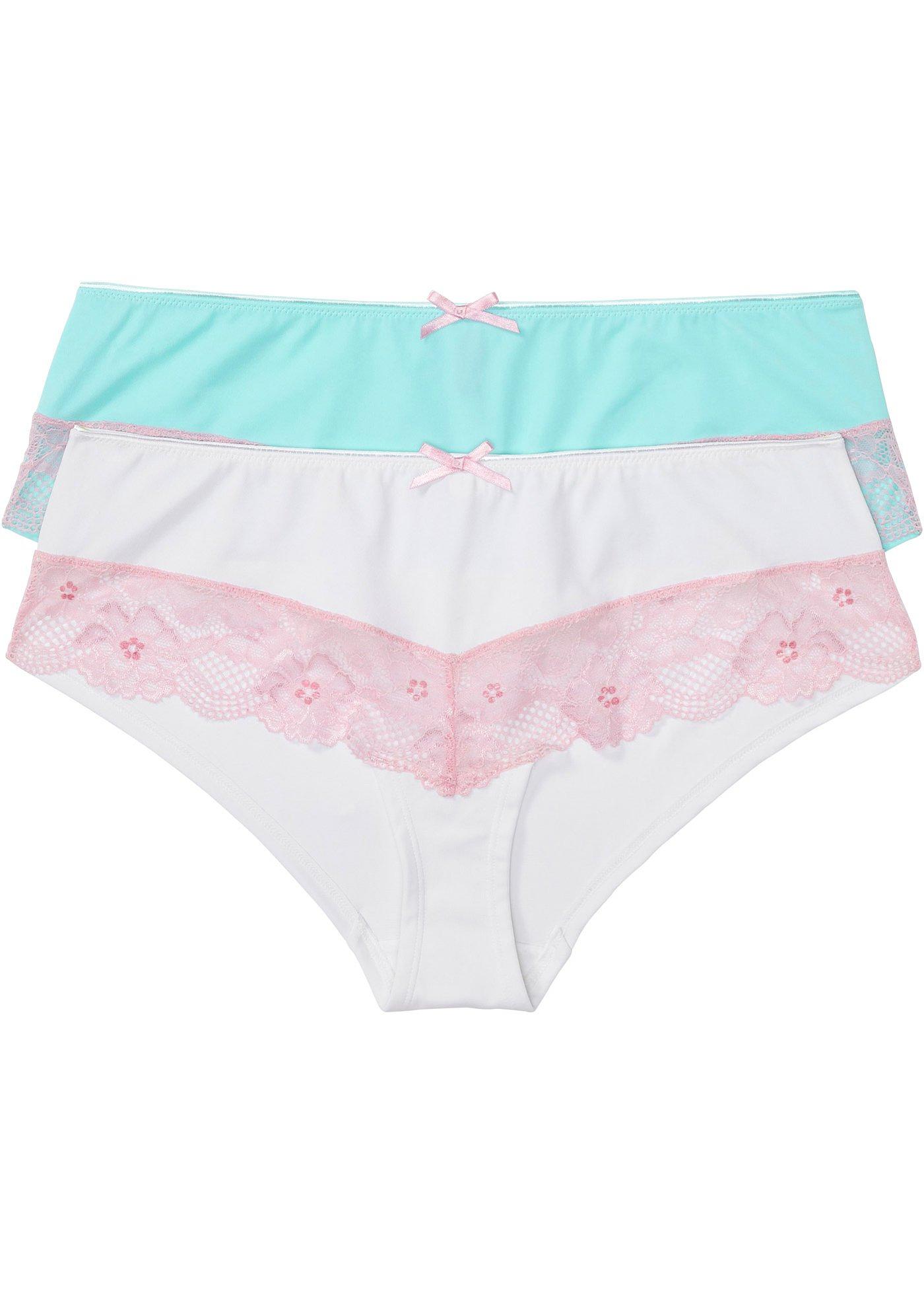 Lot de 2 culottes avec dentelle