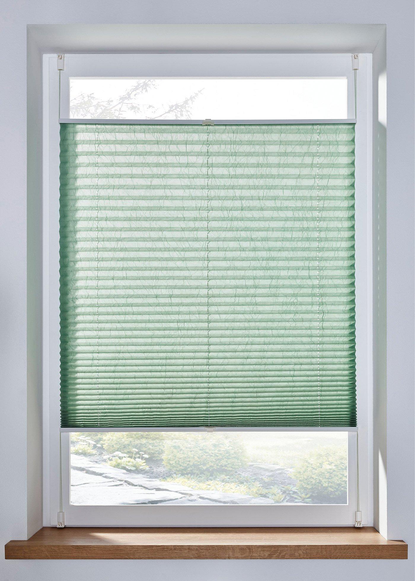 Store plissé froissé uni