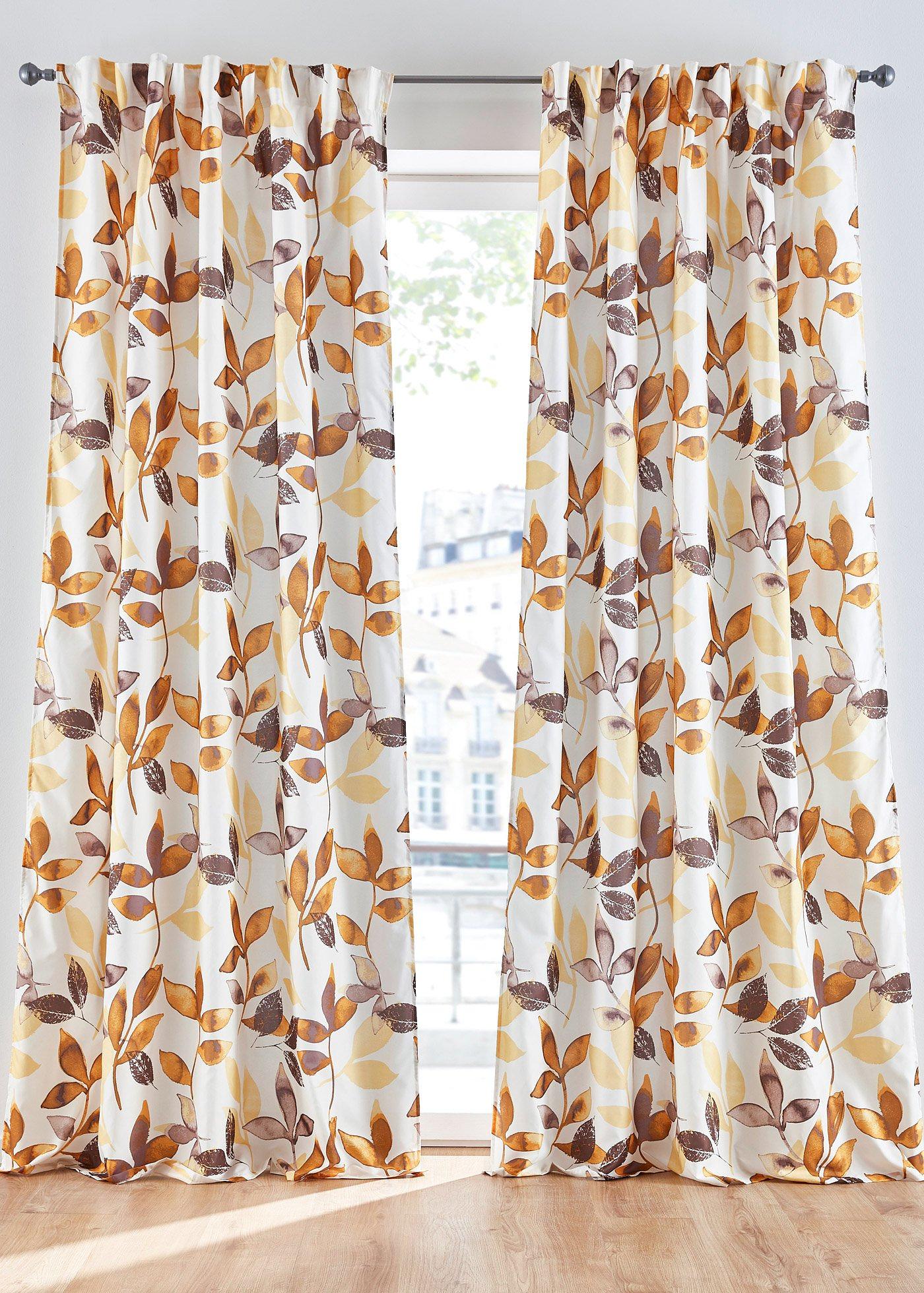 Panneau à imprimé feuilles (1 pce.)