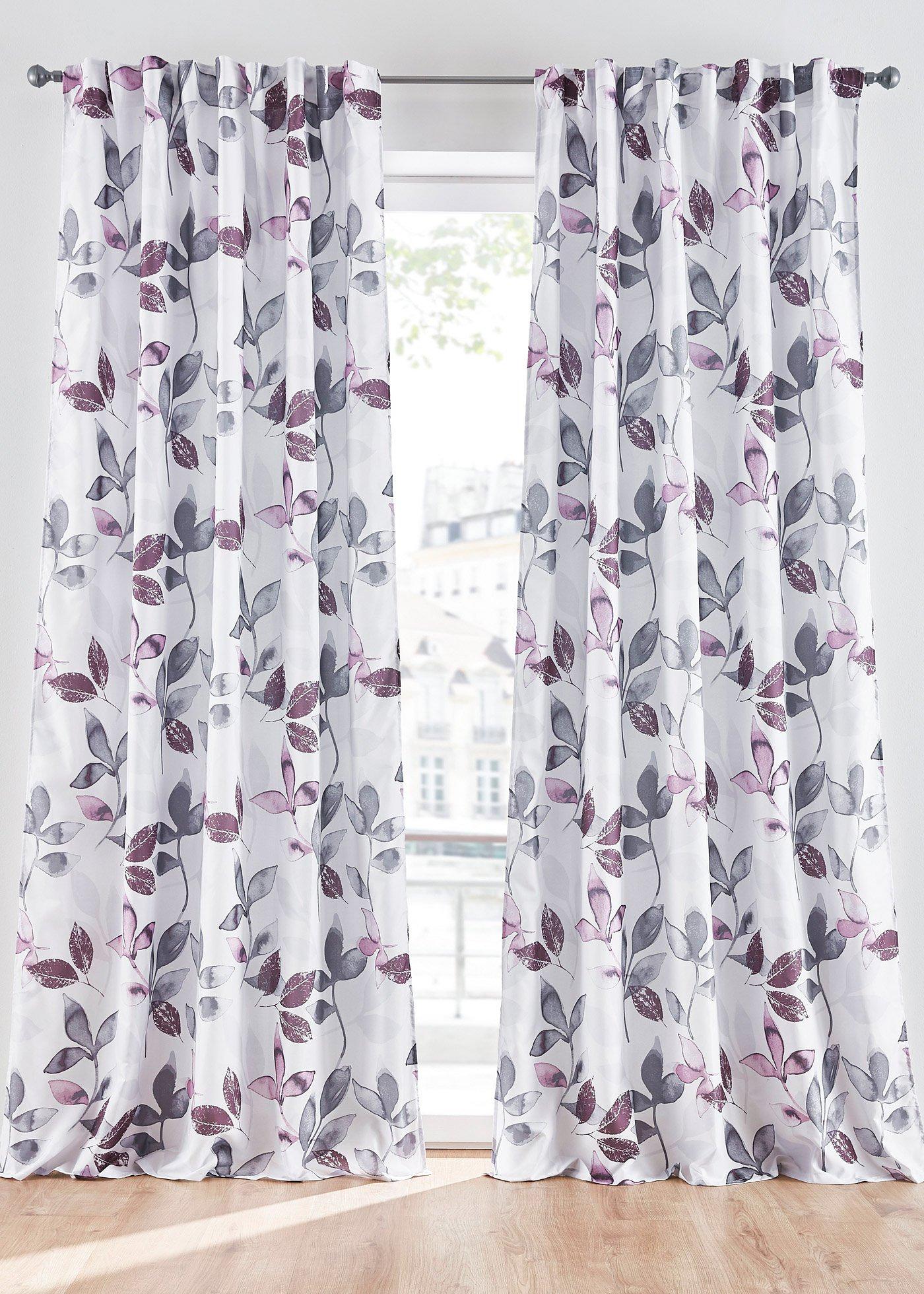 Panneau à imprimé feuilles (1 pce.)