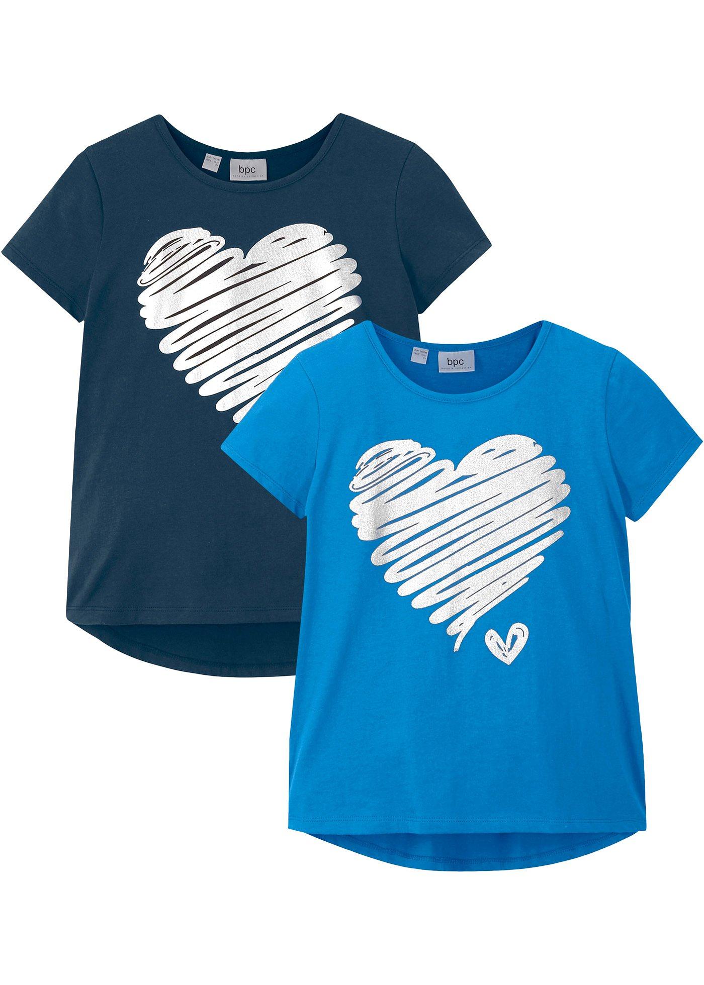 Lot de 2 T-shirts fille