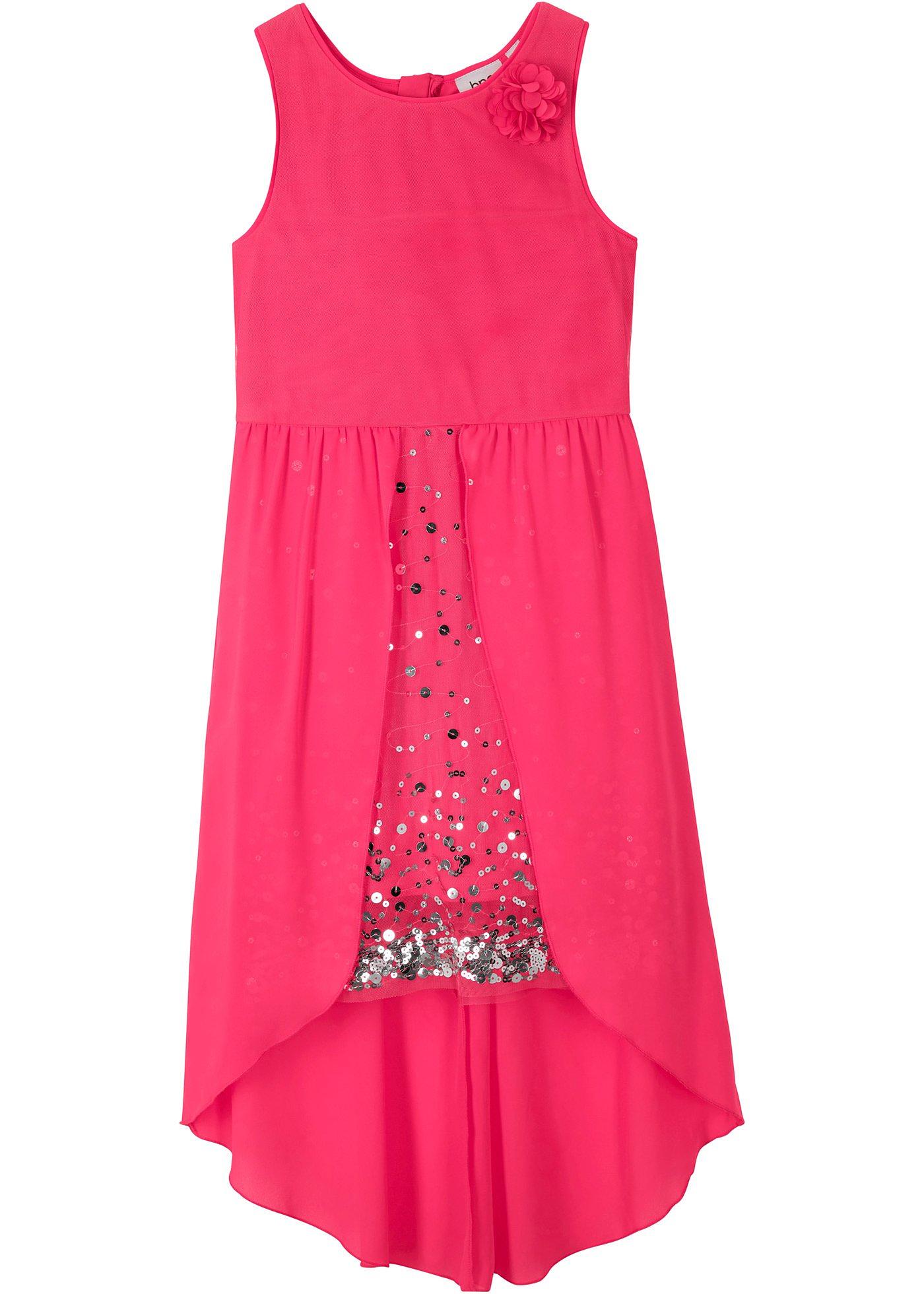 Robe festive fille avec traîne en tulle