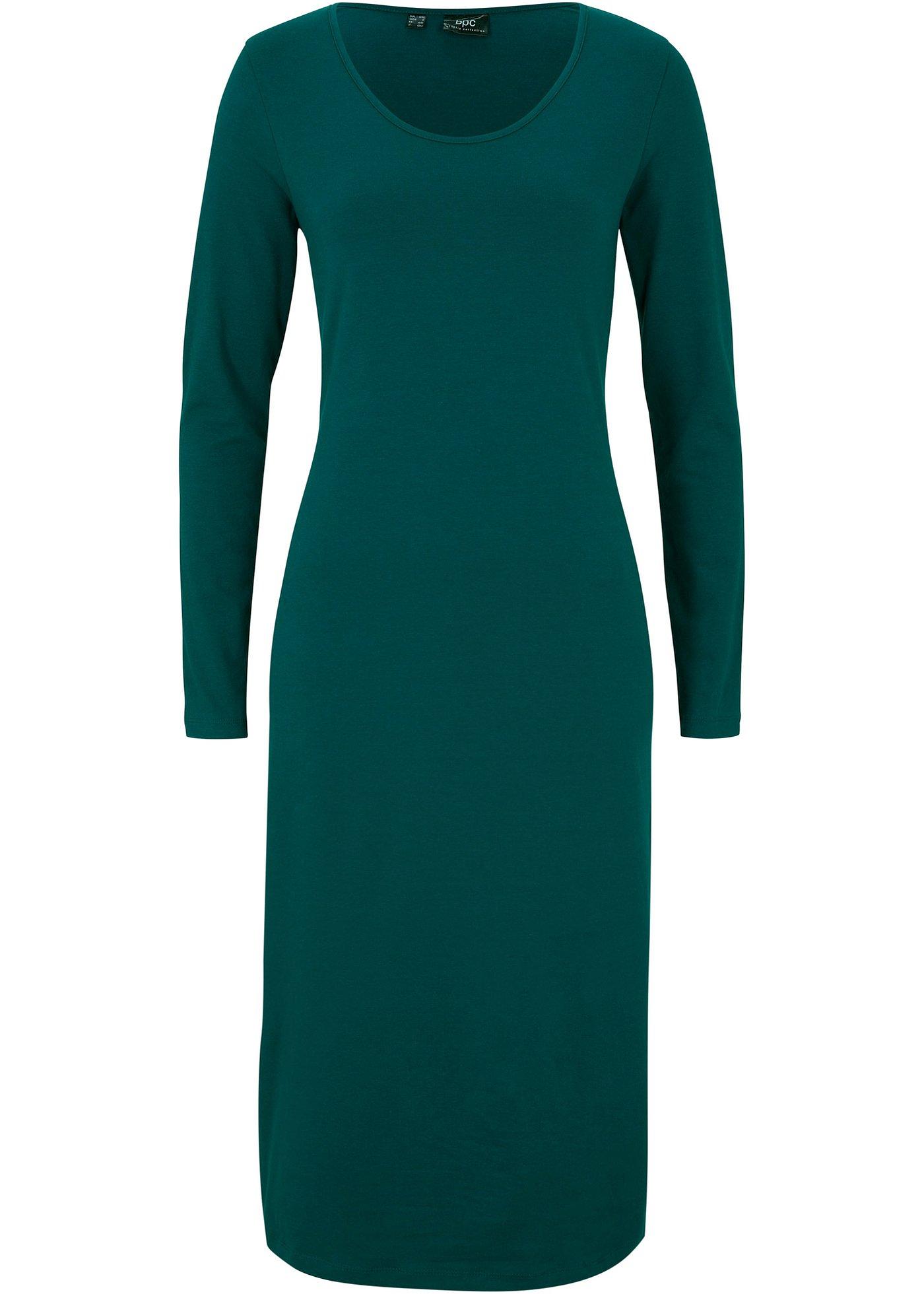 Robe en jersey, longueur midi