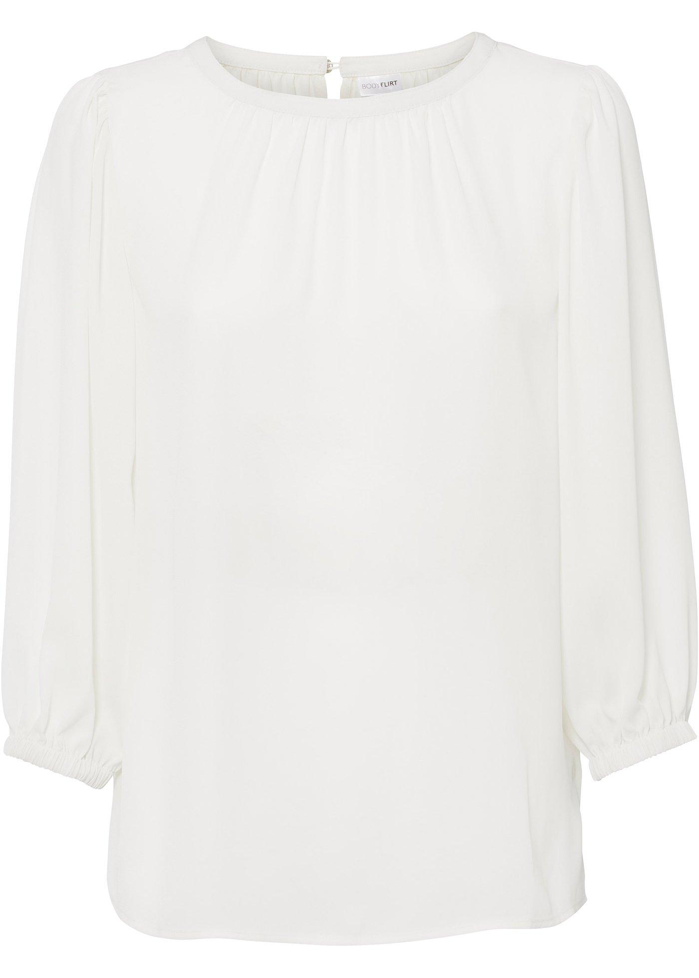 Blouse en chiffon, manches ballon