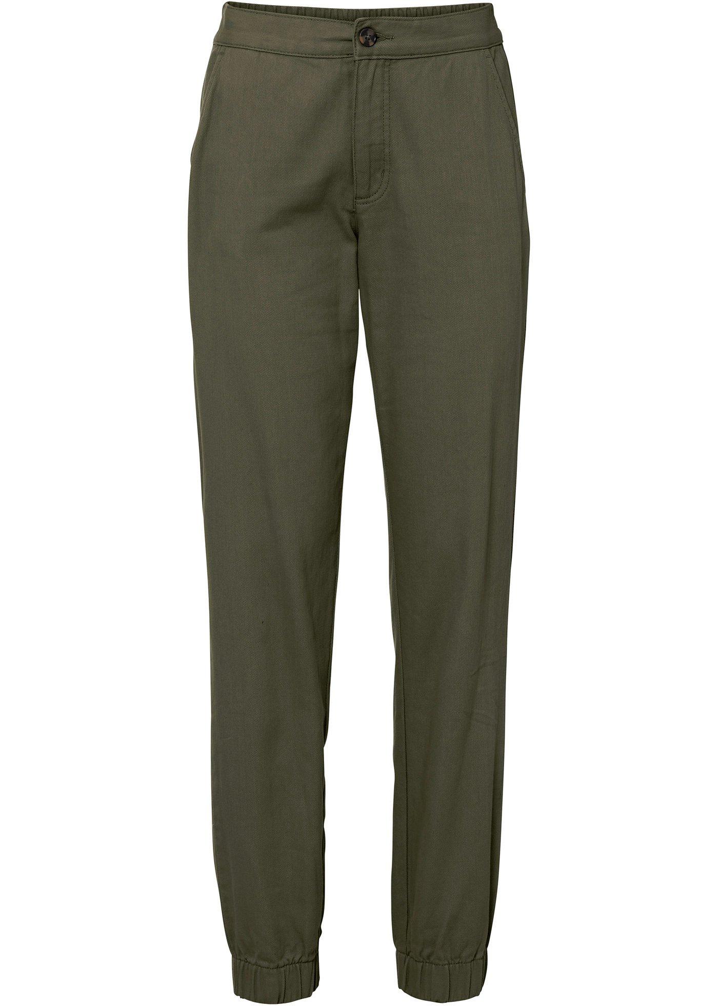 Pantalon élastiqué à la base