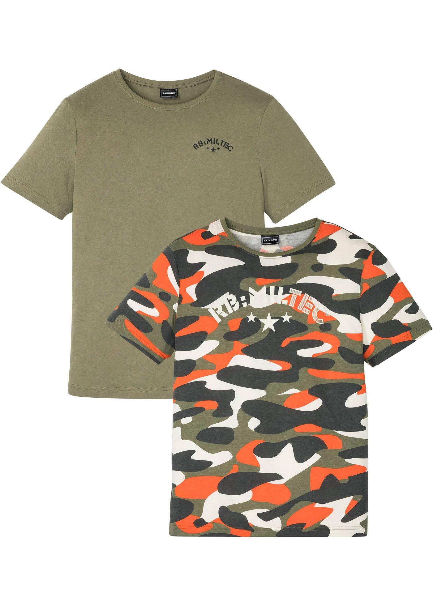 Lot de 2 T-shirts, Slim Fit