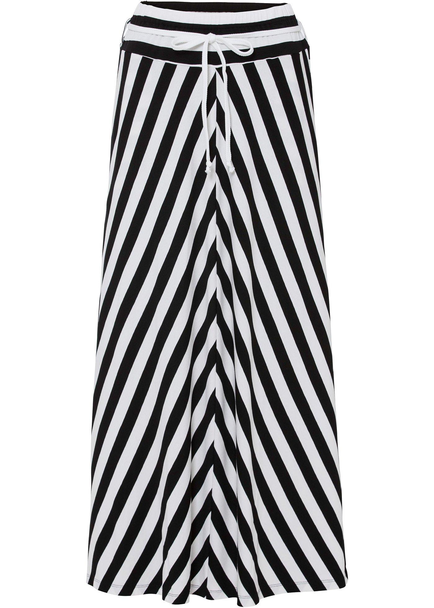 Jupe longue à rayures