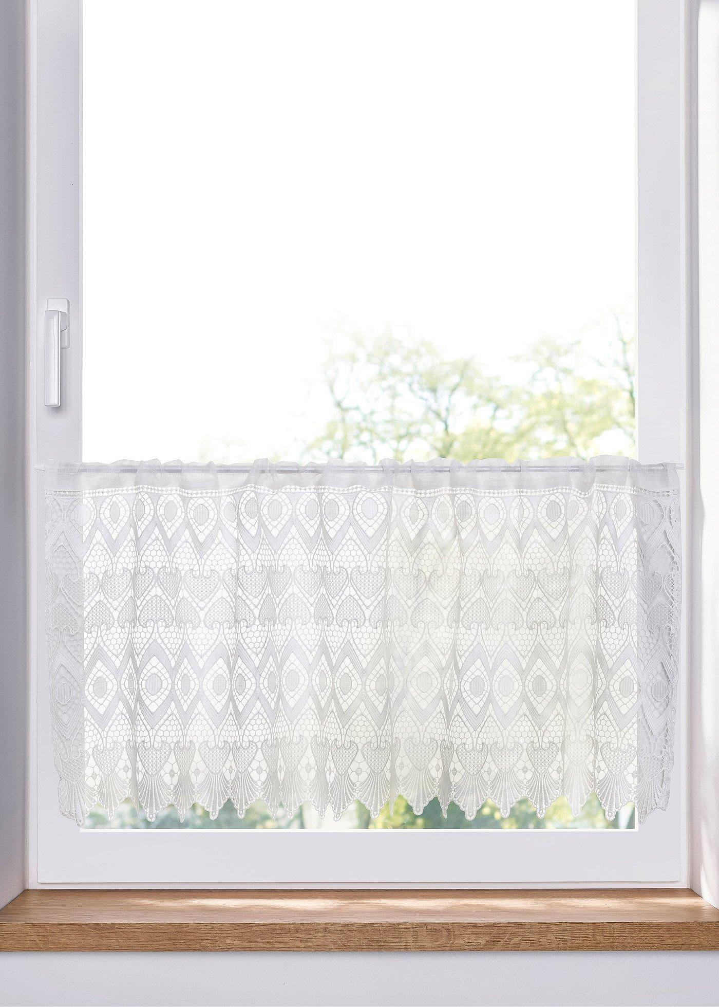 Brise-bise avec empiècements en crochet