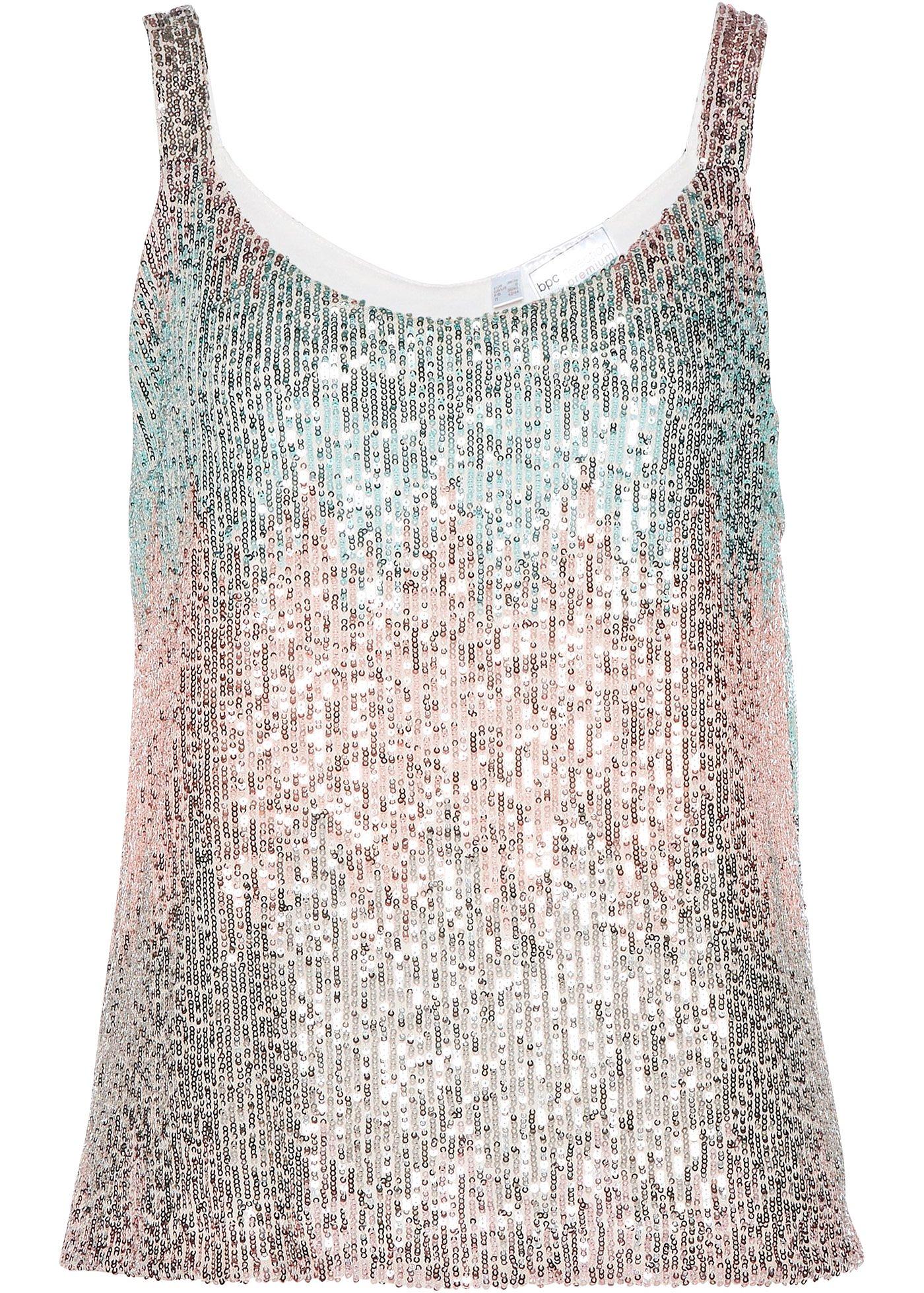 Top à paillettes