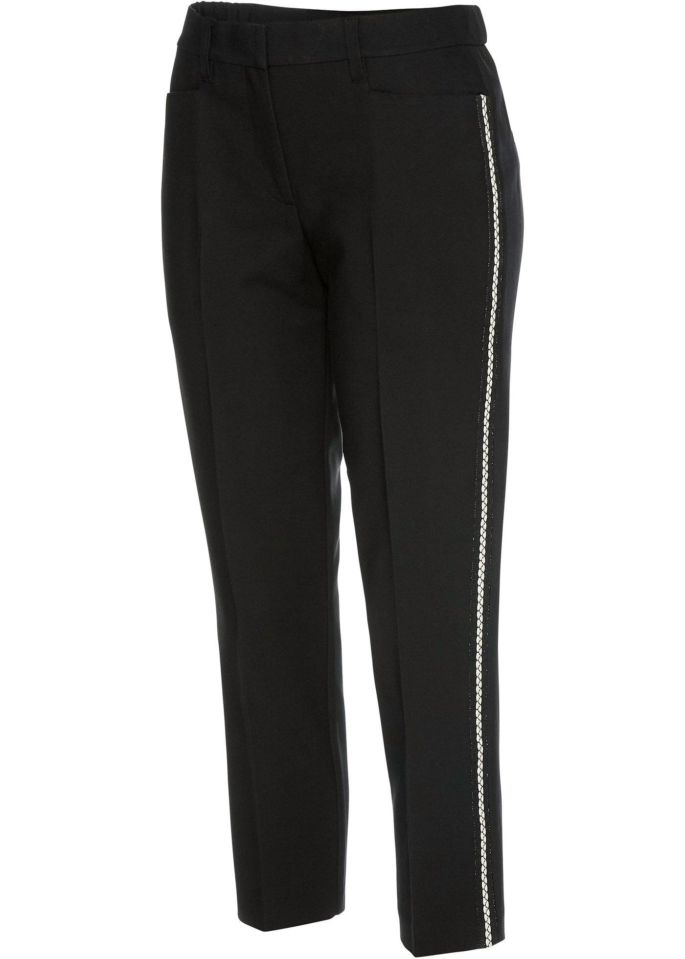 Pantalon 7/8 avec bande décorative
