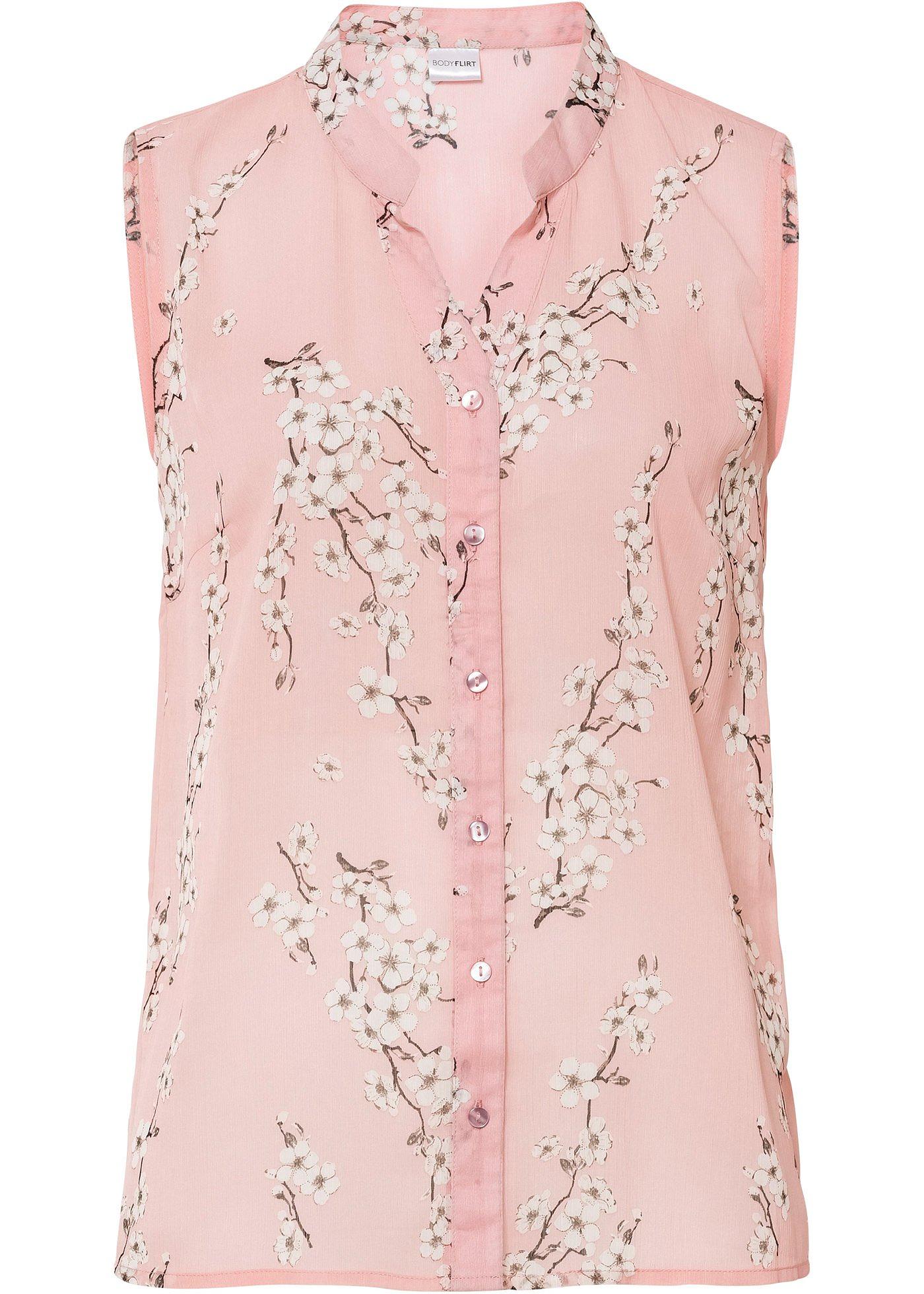 Blouse en chiffon avec polyester recyclé