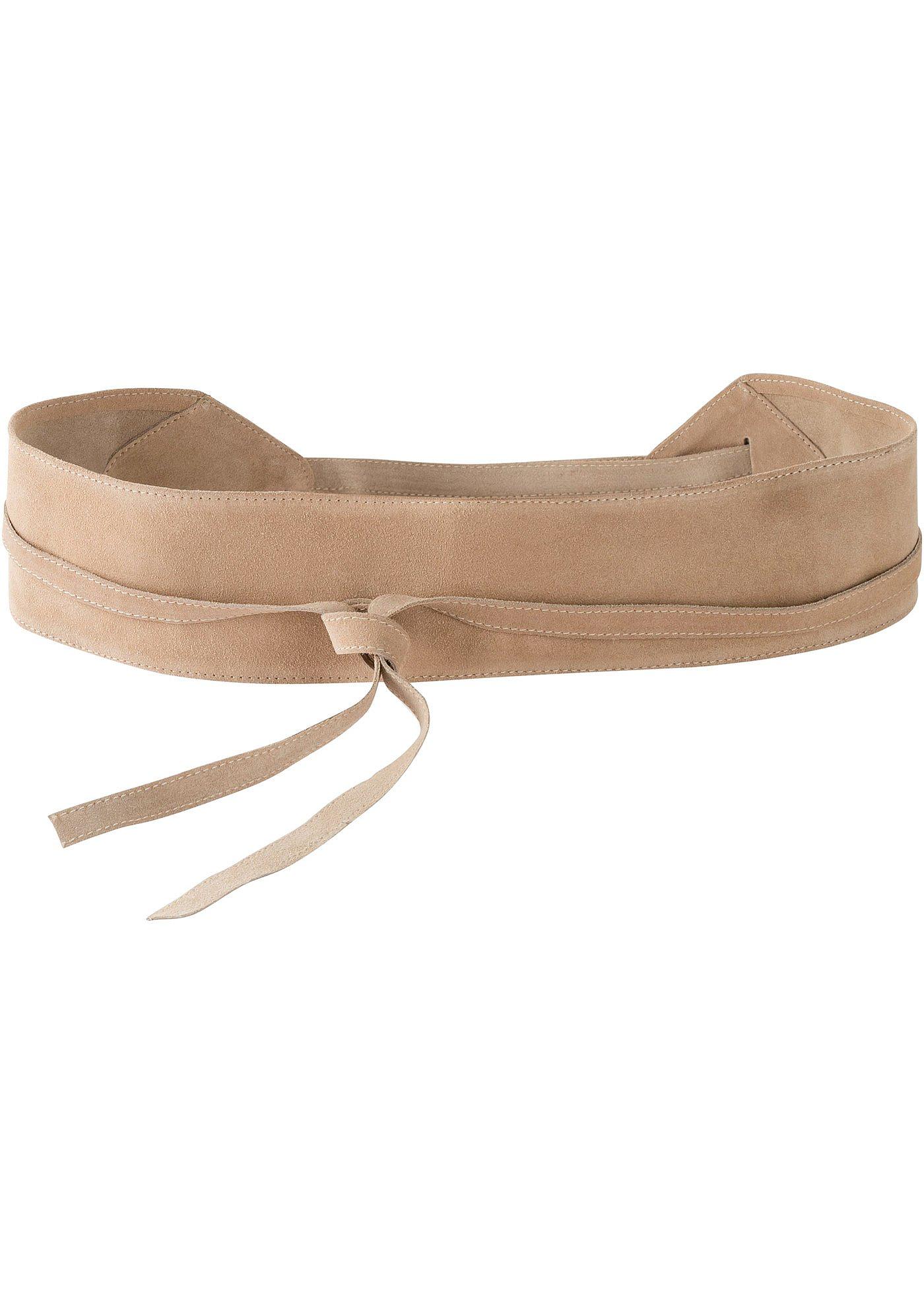 Ceinture en cuir à nouer