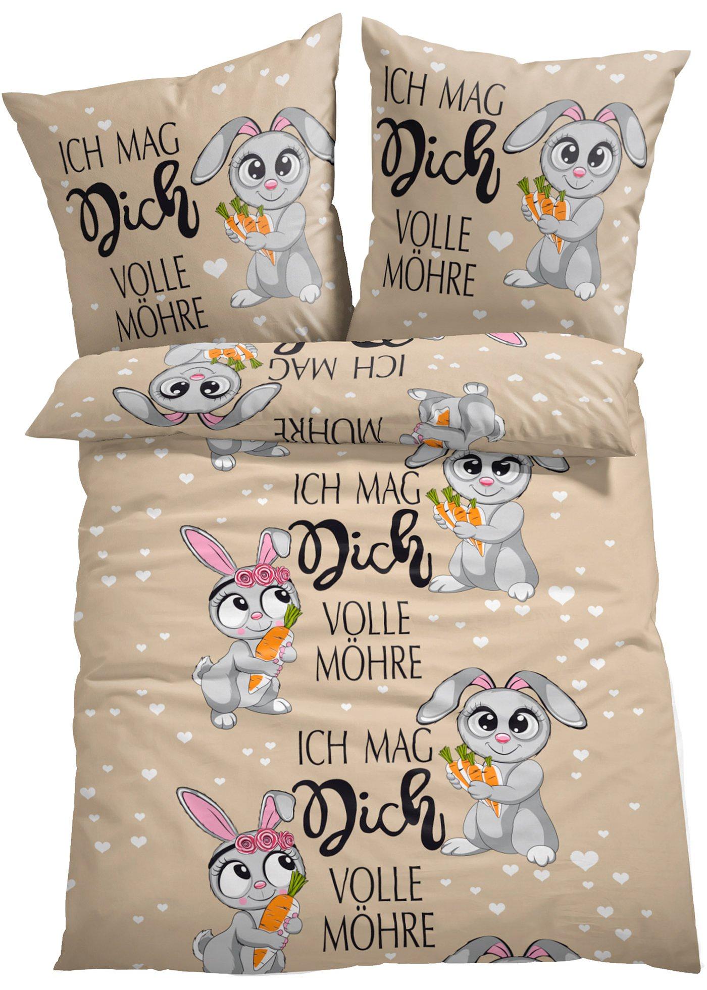 Parure de lit motif lapin