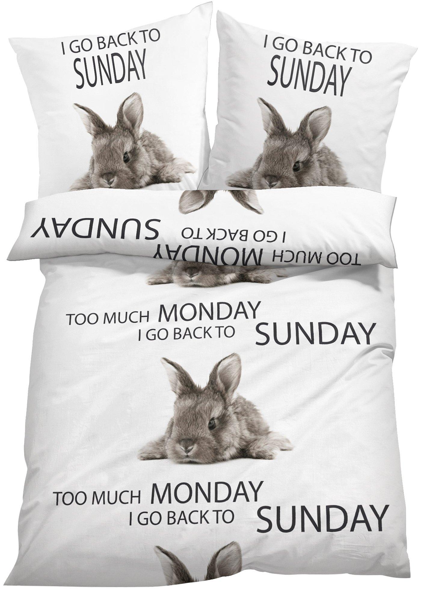 Parure de lit motif lapin