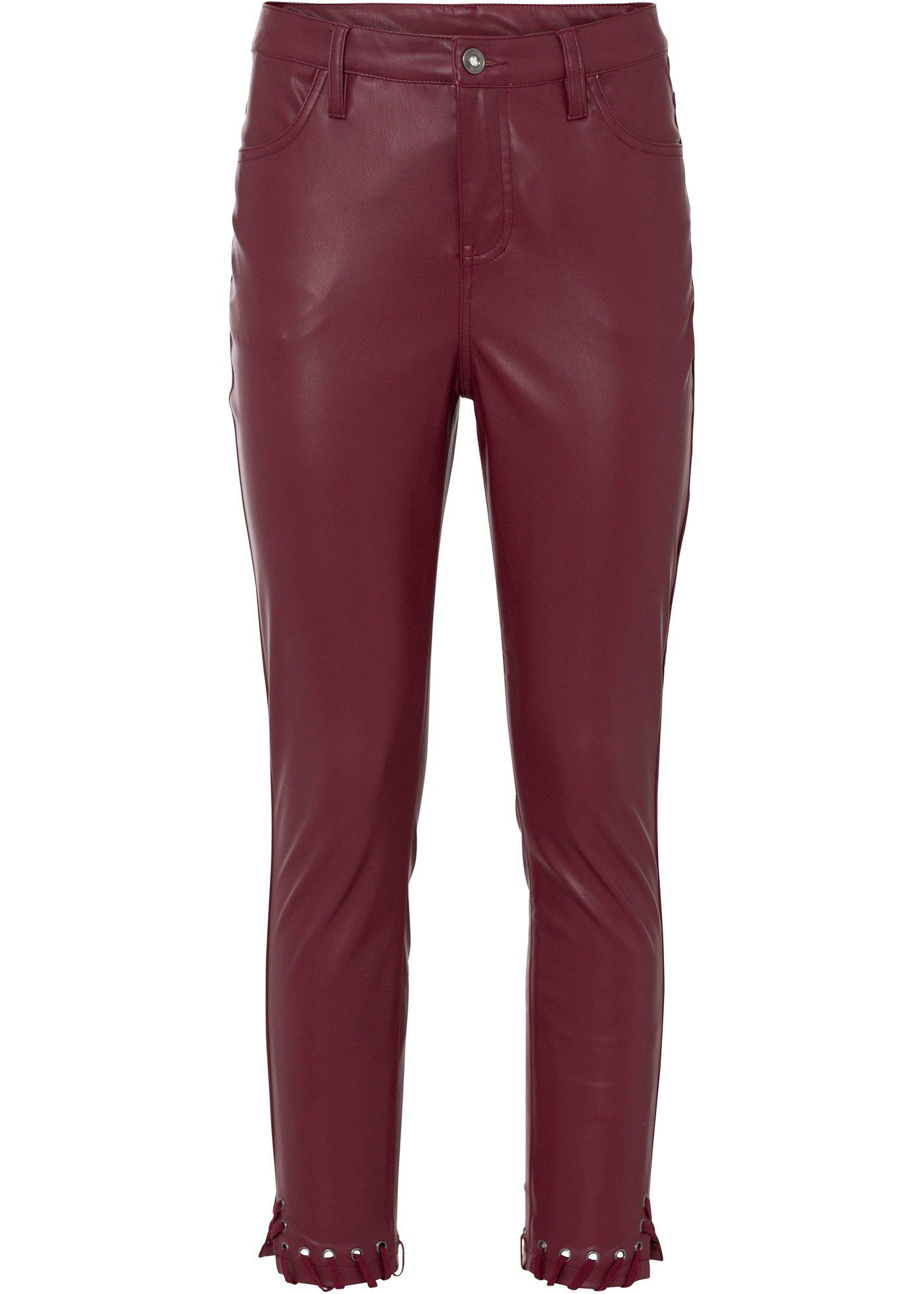 Pantalon synthétique imitation cuir