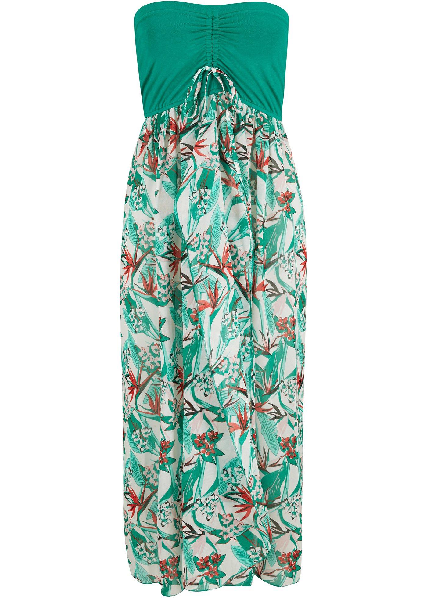 Robe bustier de plage