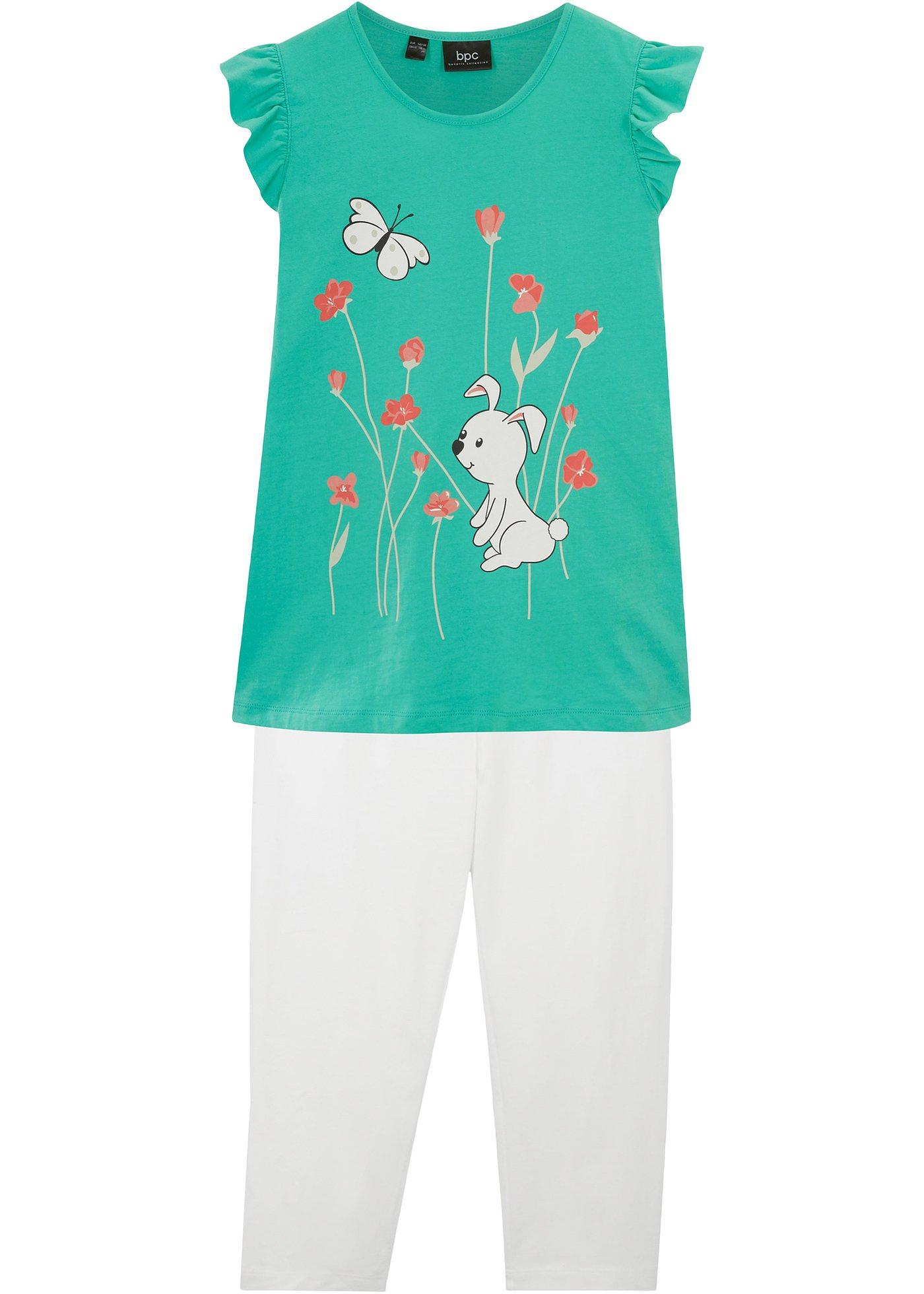 T-shirt fille + legging (Ens. 2 pces.) avec coton bio