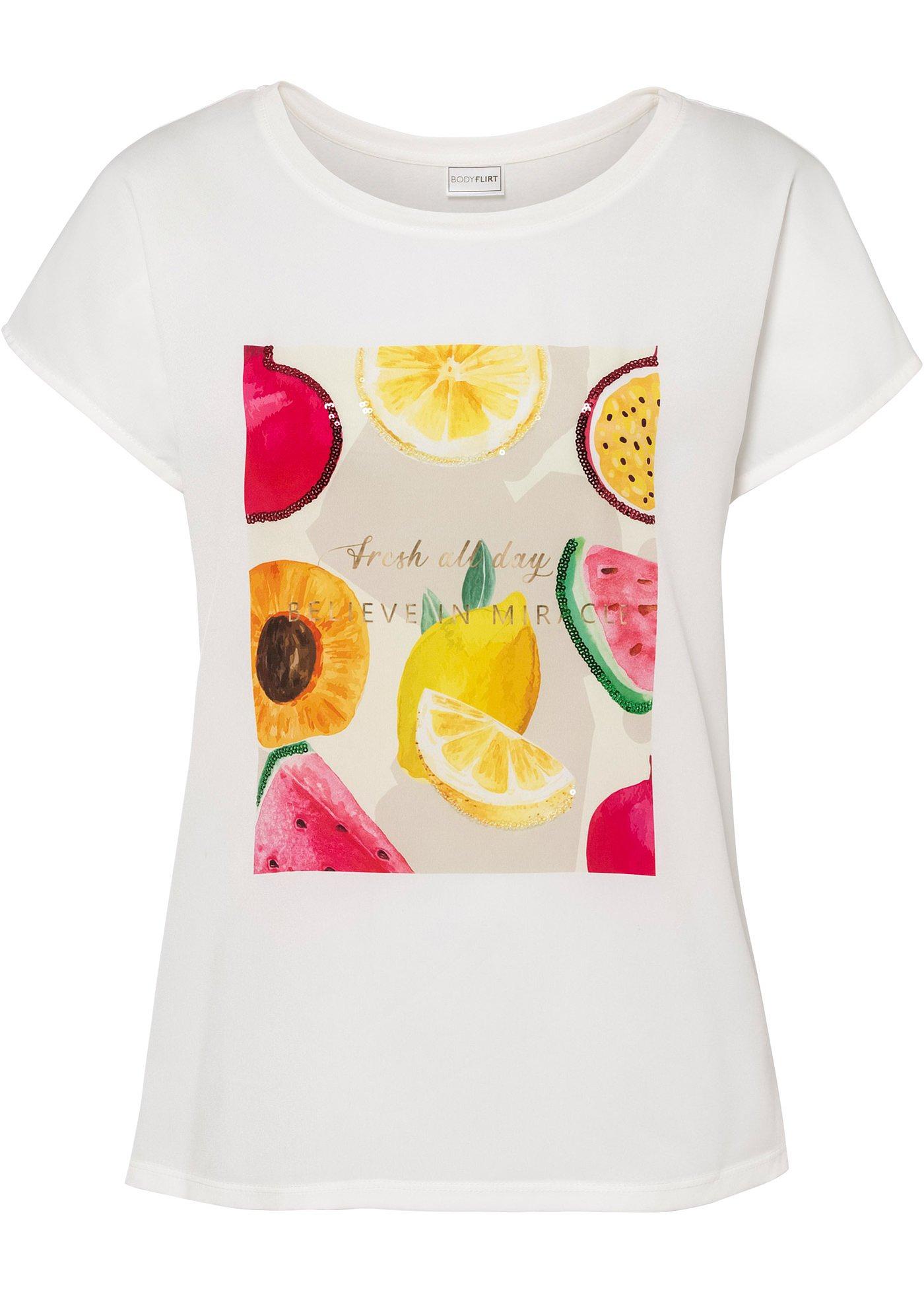 T-shirt imprimé avec LENZING™ ECOVERO™