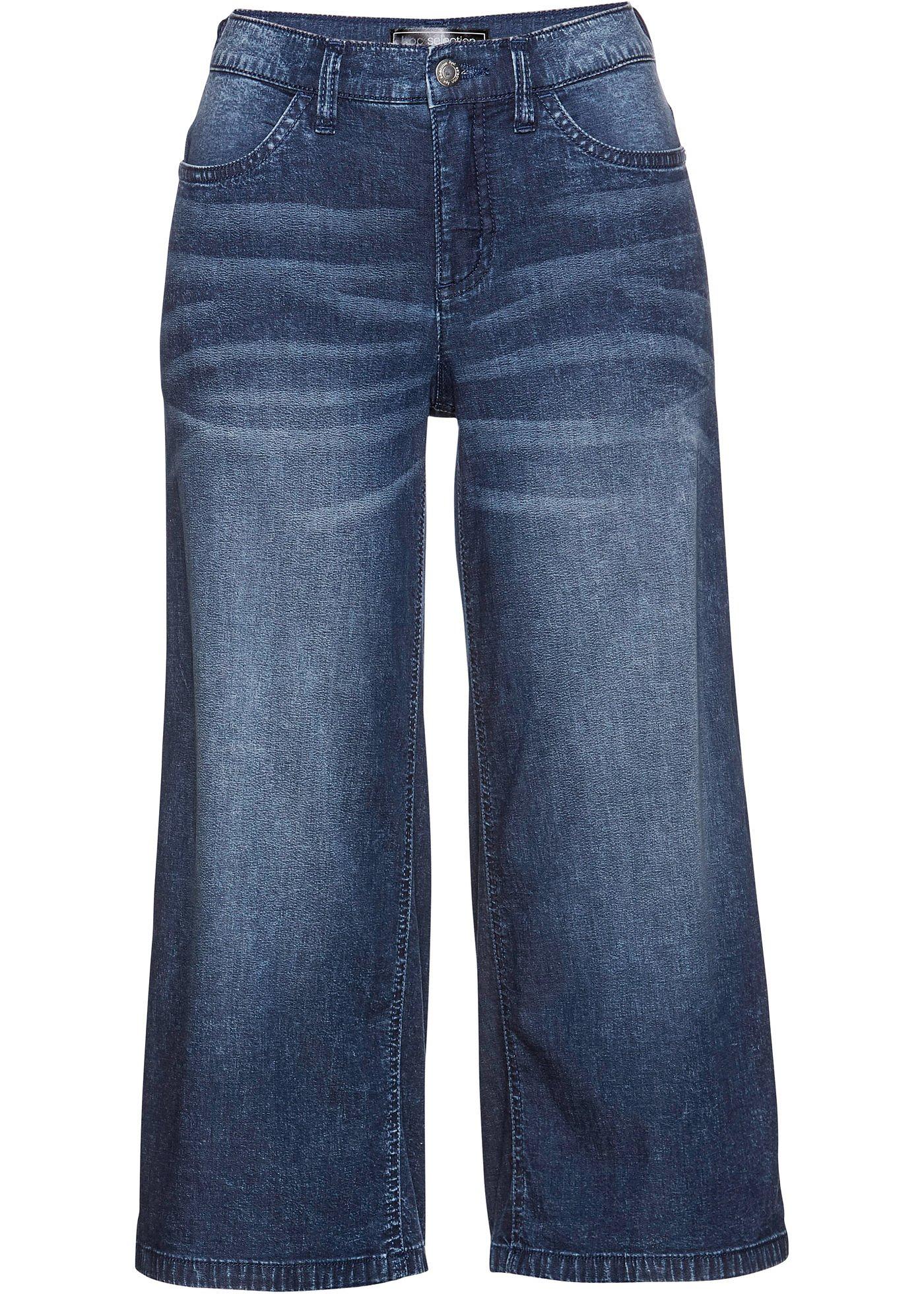 Jupe-culotte en jean léger
