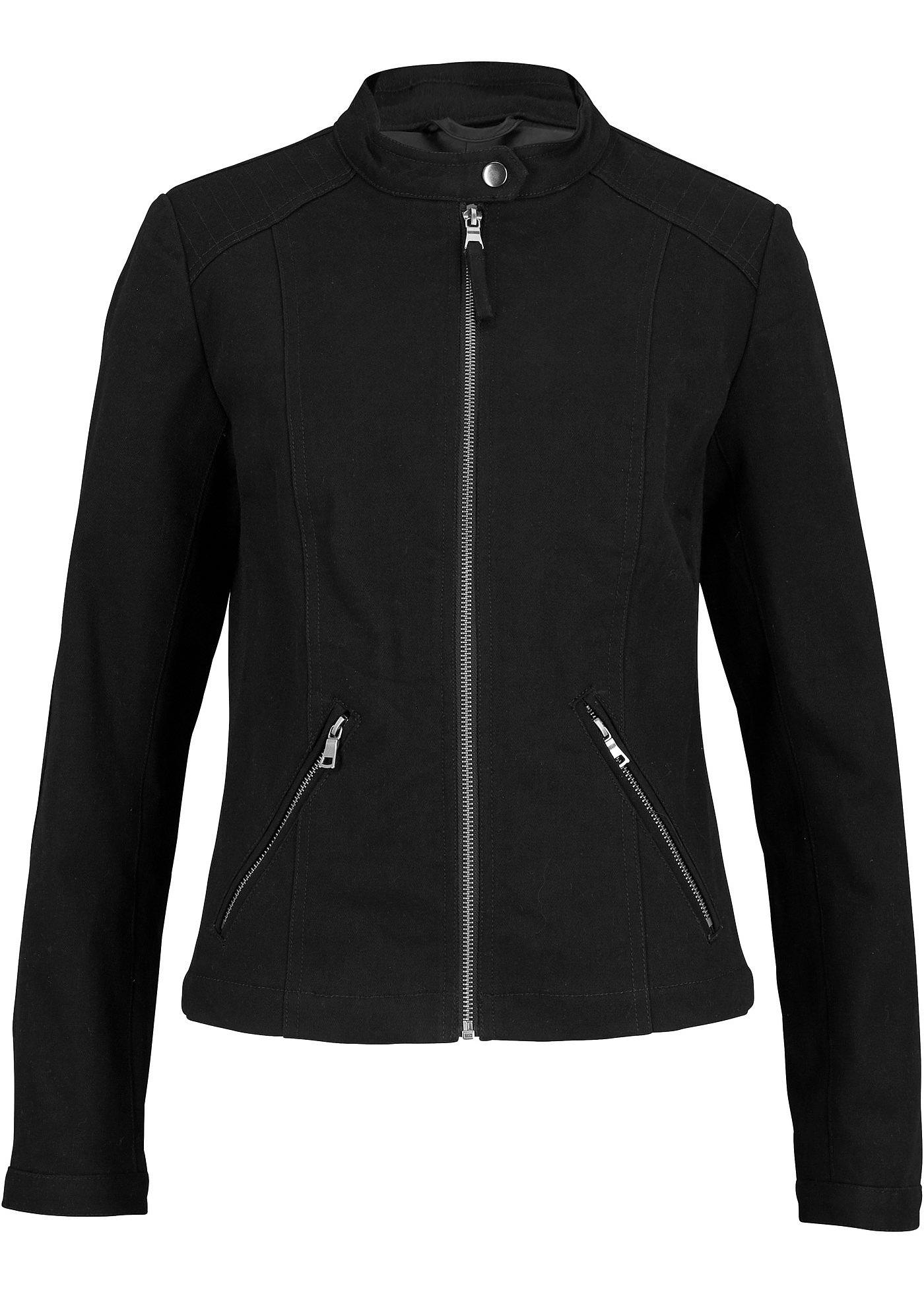 Veste biker avec empiècements latéraux extensibles