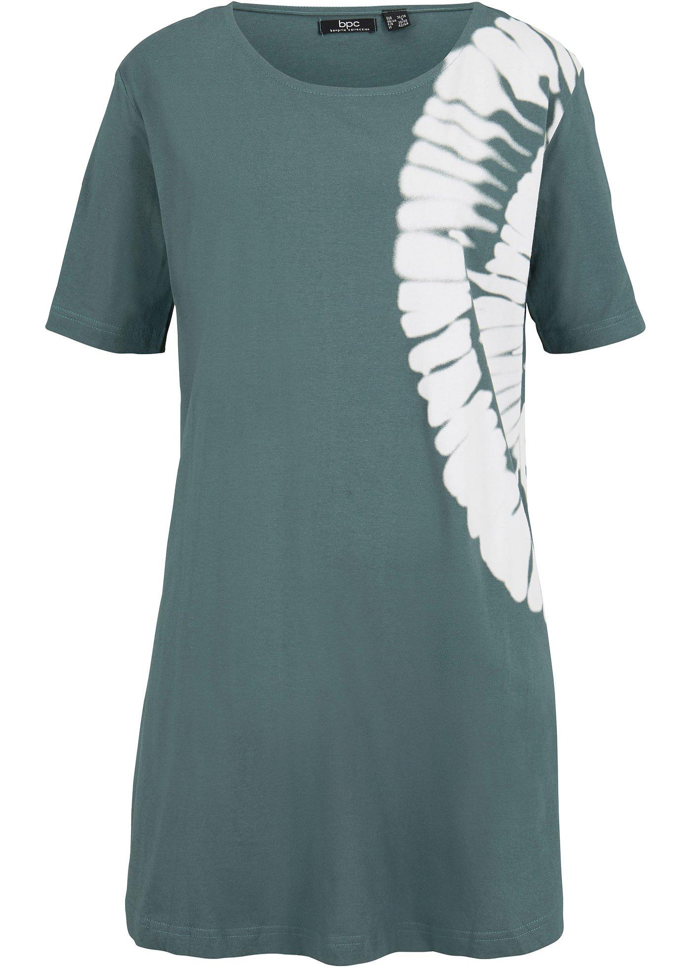 T-shirt oversize avec effet batik en coton bio