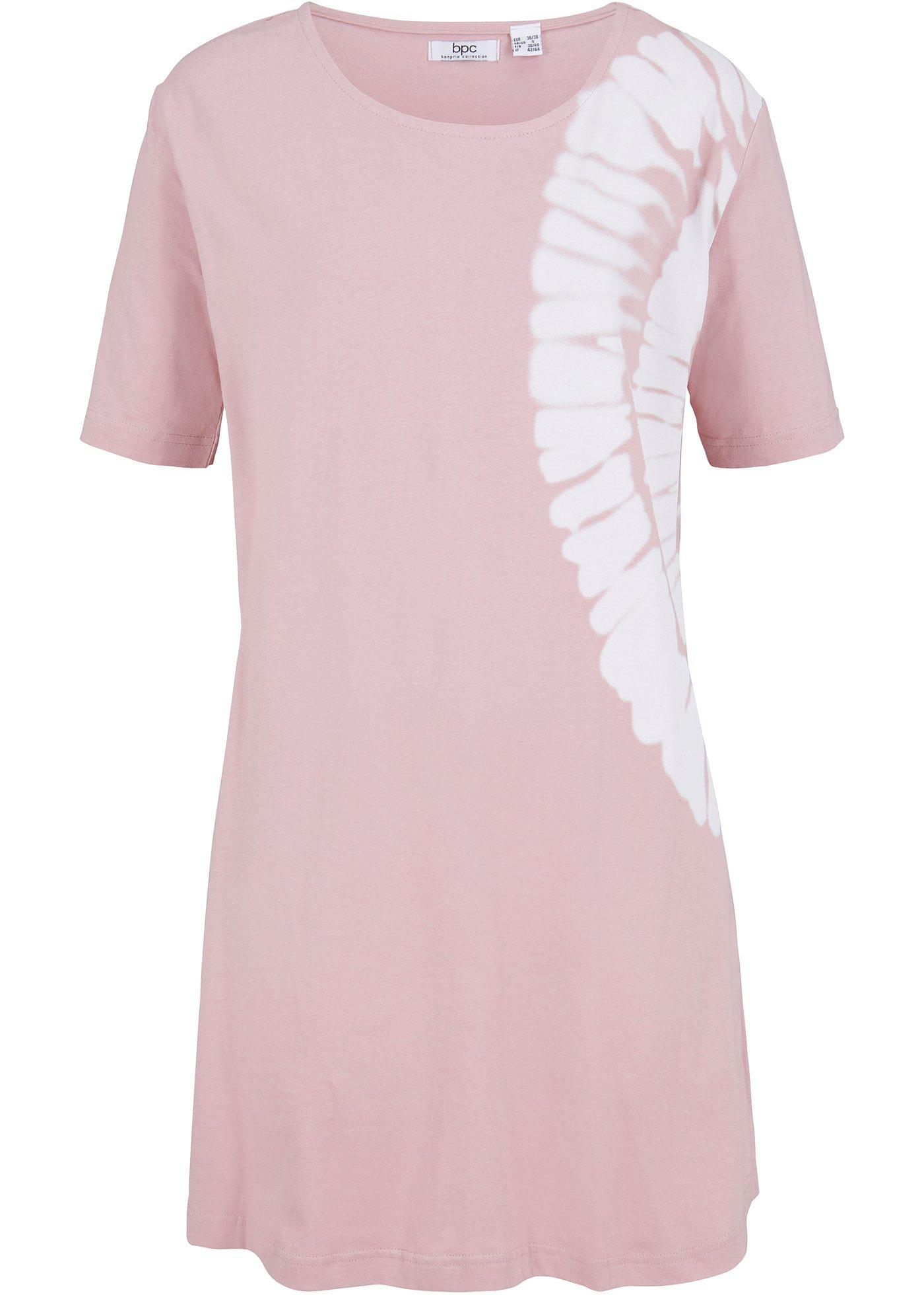 T-shirt oversize avec effet batik en coton bio