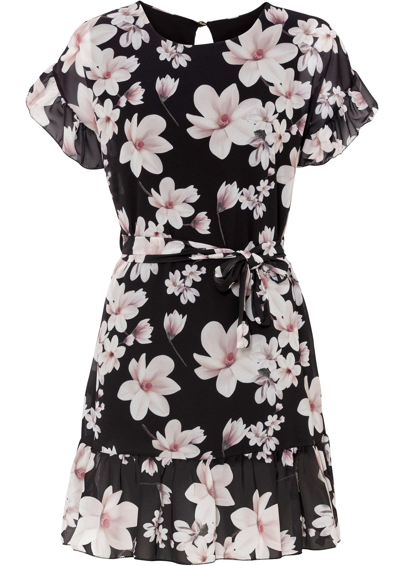 Robe en mesh imprimée