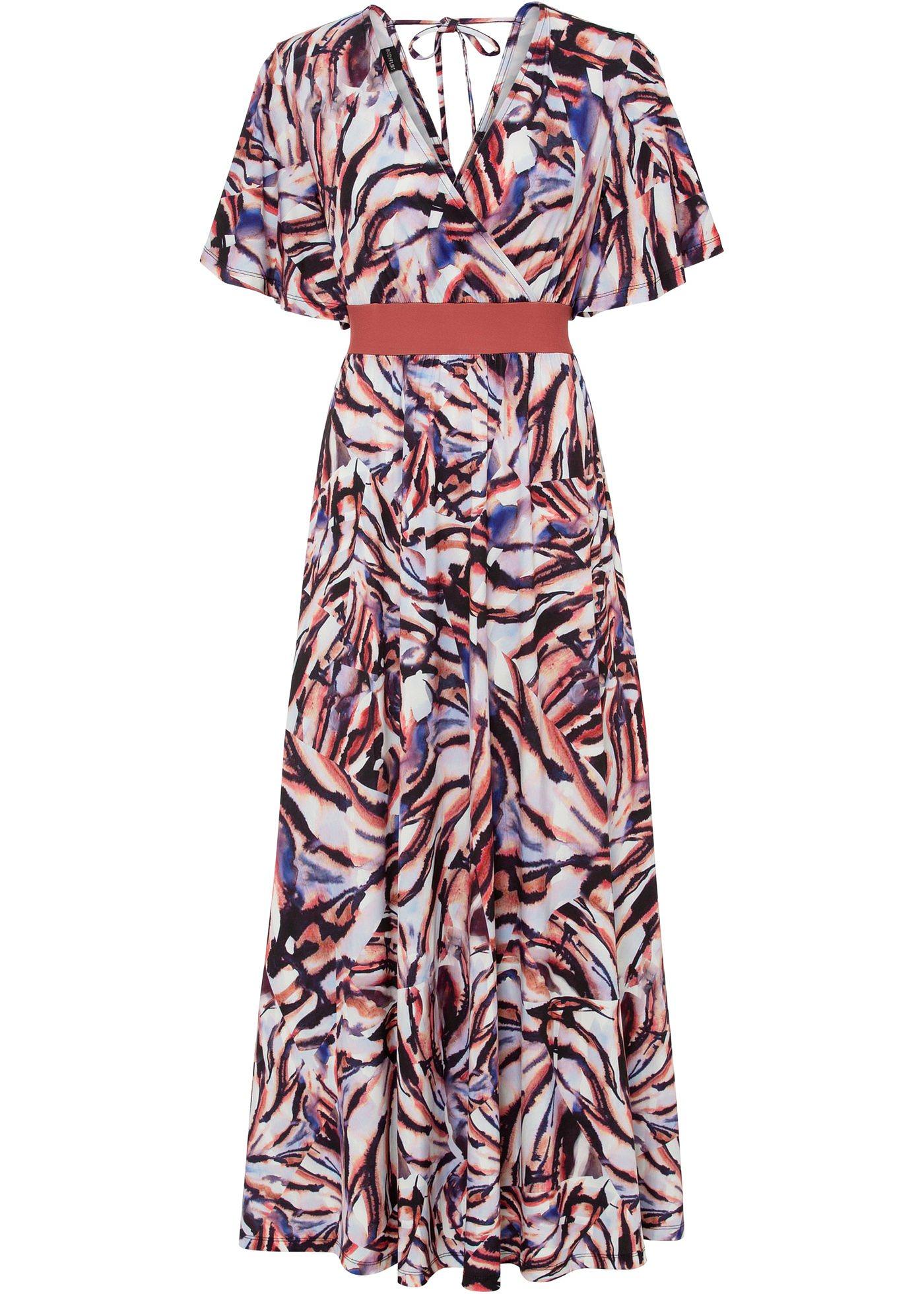 Robe longue imprimée