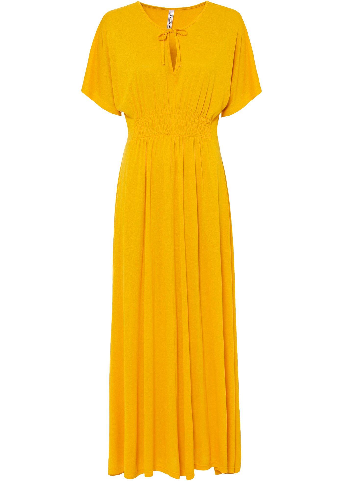 Robe longue en jersey