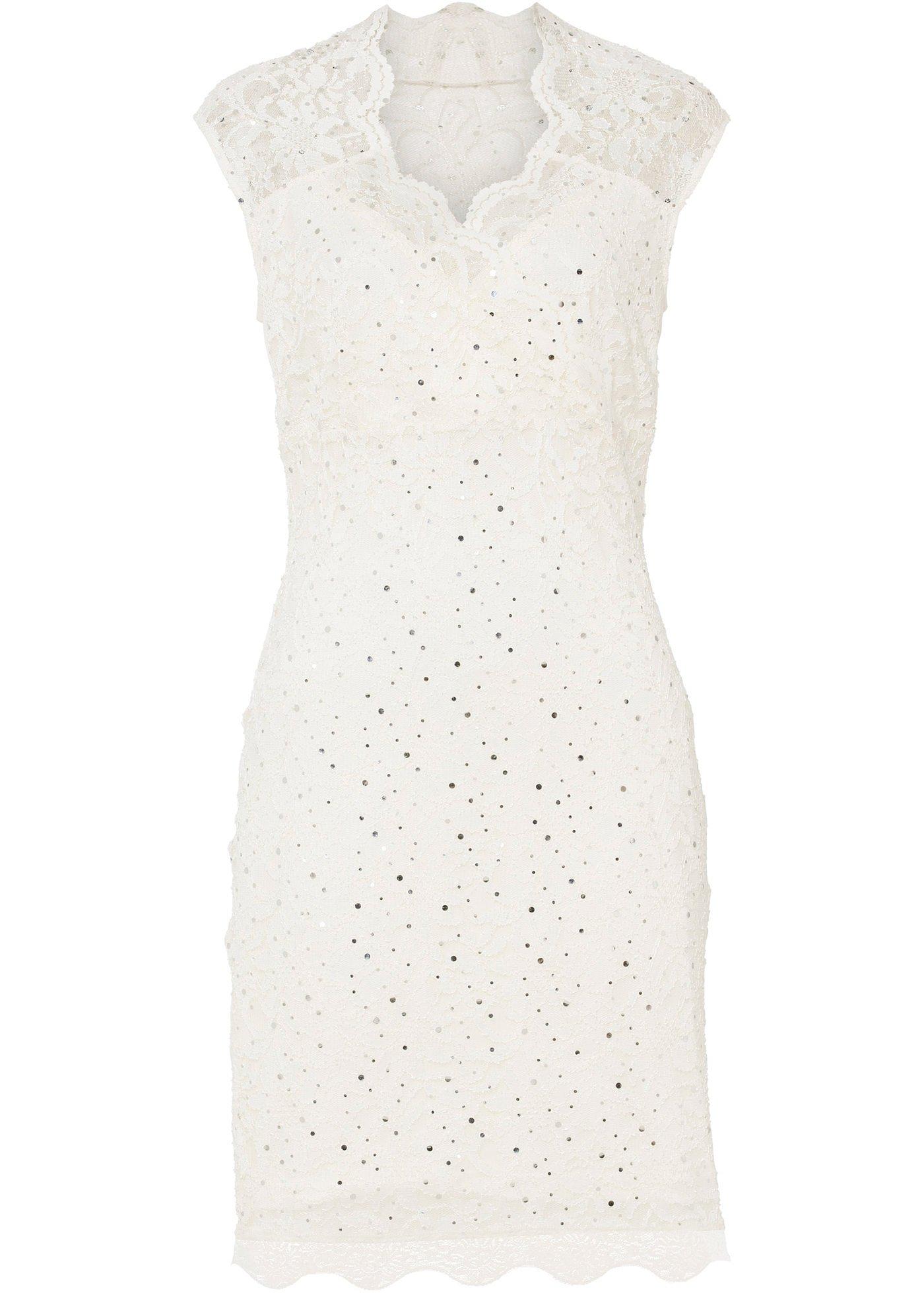 Robe en dentelle avec paillettes