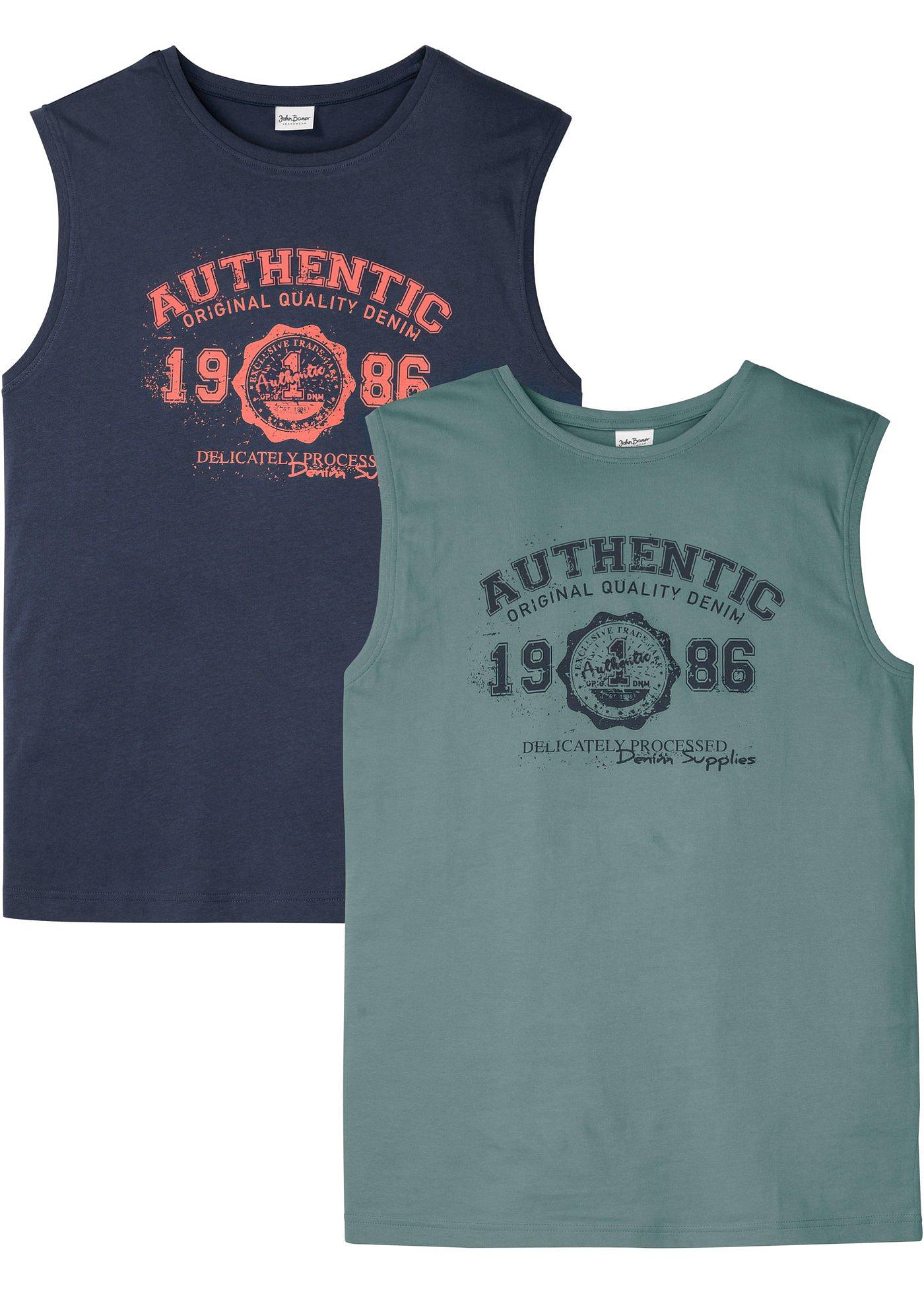 Lot de 2 débardeurs marcel