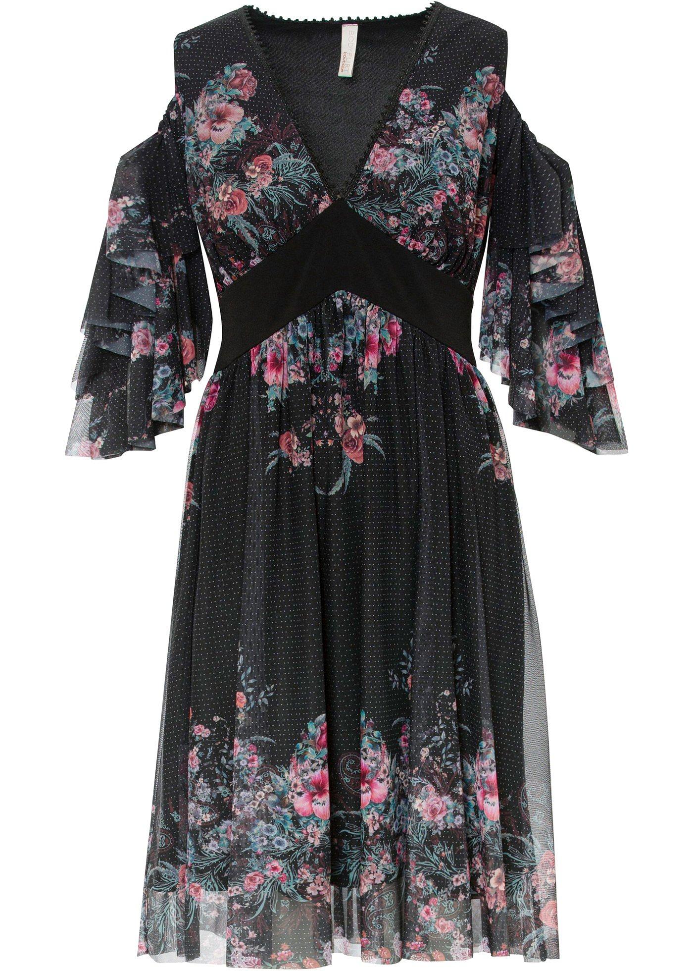 Robe à épaules dénudées